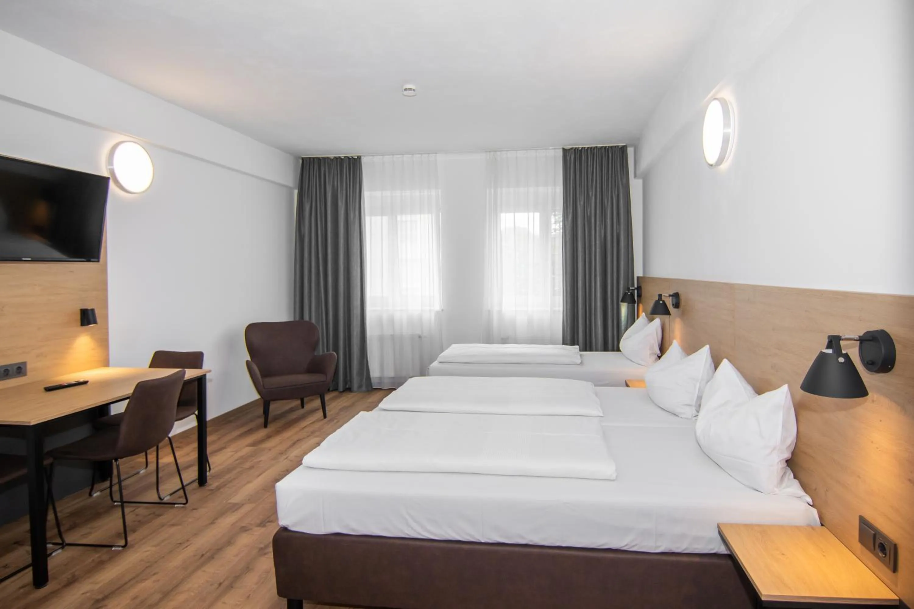 Photo of the whole room, Bed in Apartimo Landshut