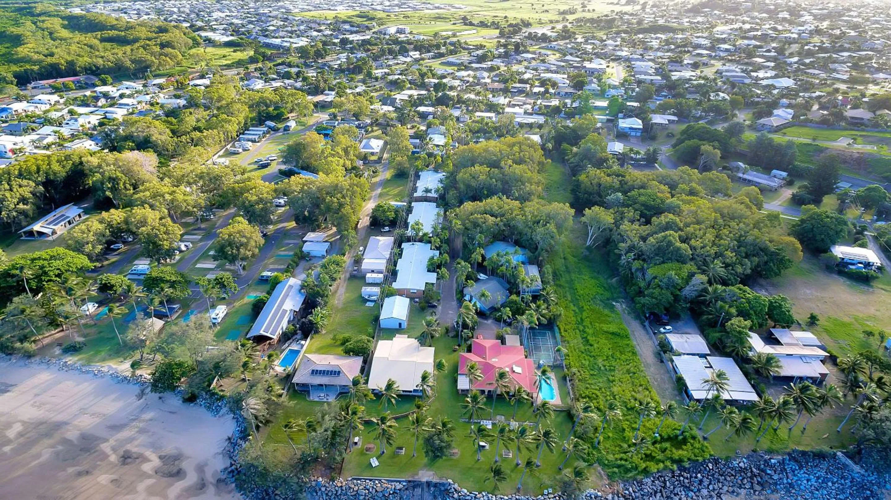 Property building in Comfort Resort Blue Pacific