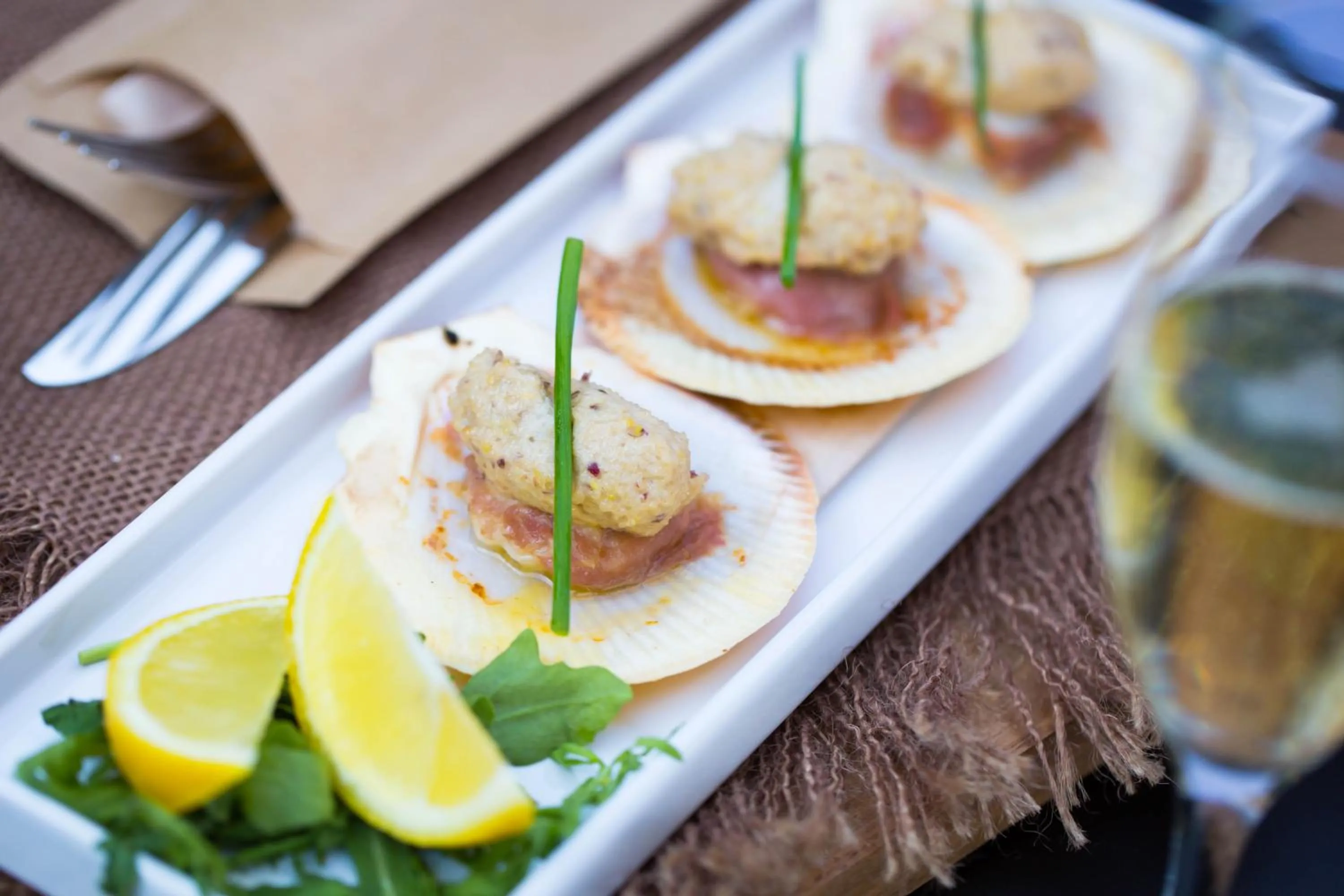 Food close-up in Highlander Hotel Bar Kitchen Rooftop