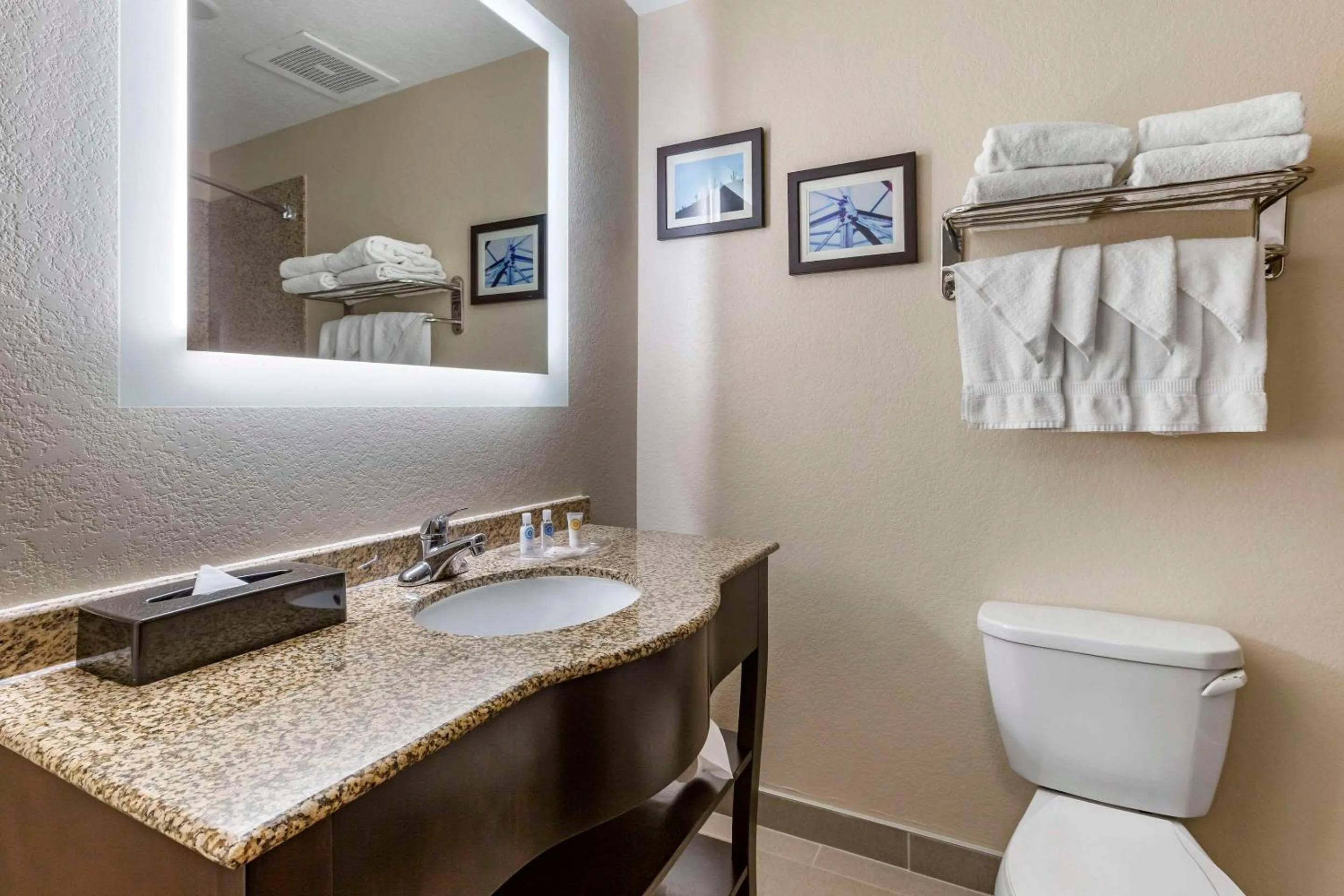 Bedroom in Comfort Suites Phoenix Airport