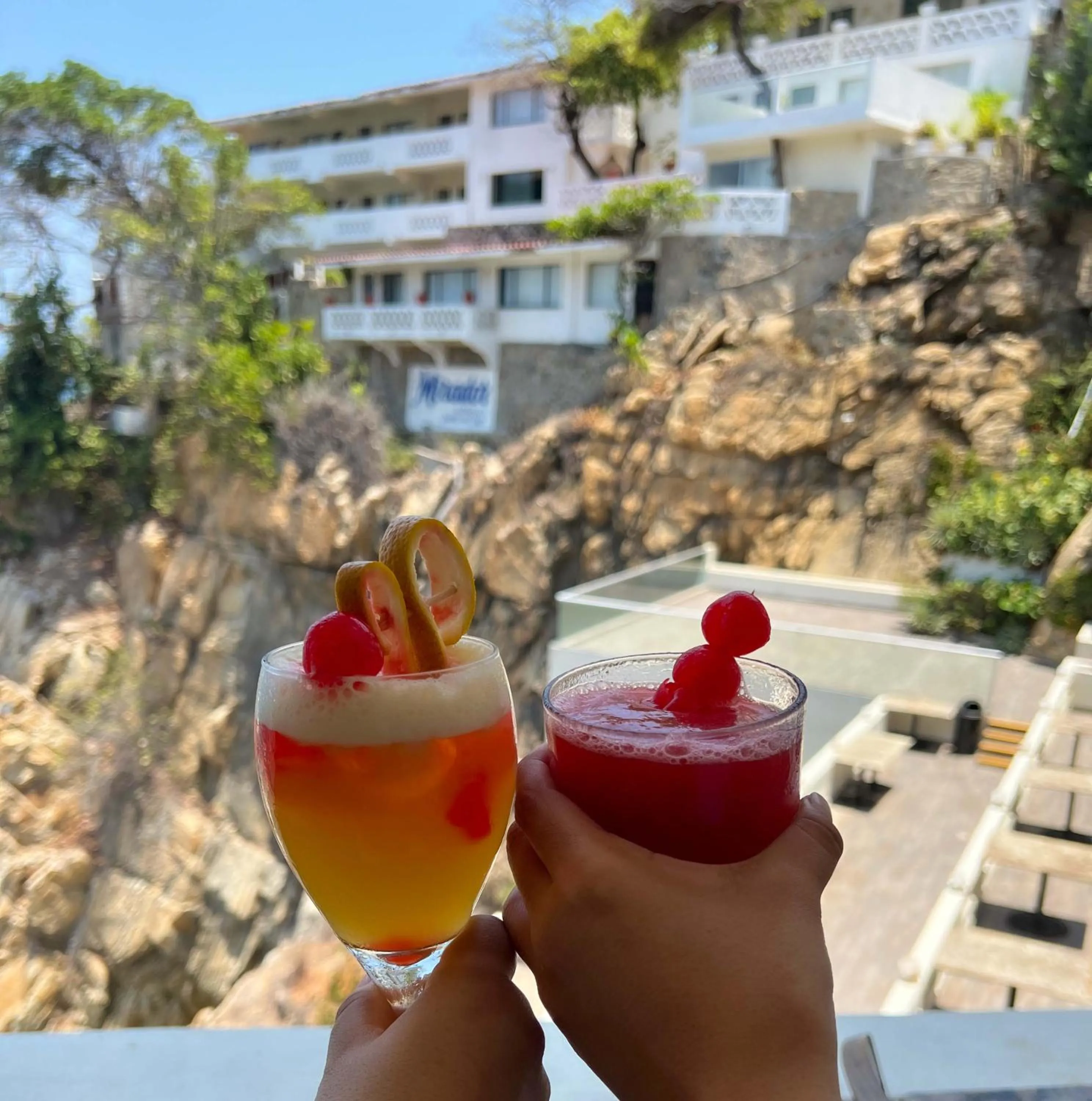 Food and drinks in Mirador Acapulco