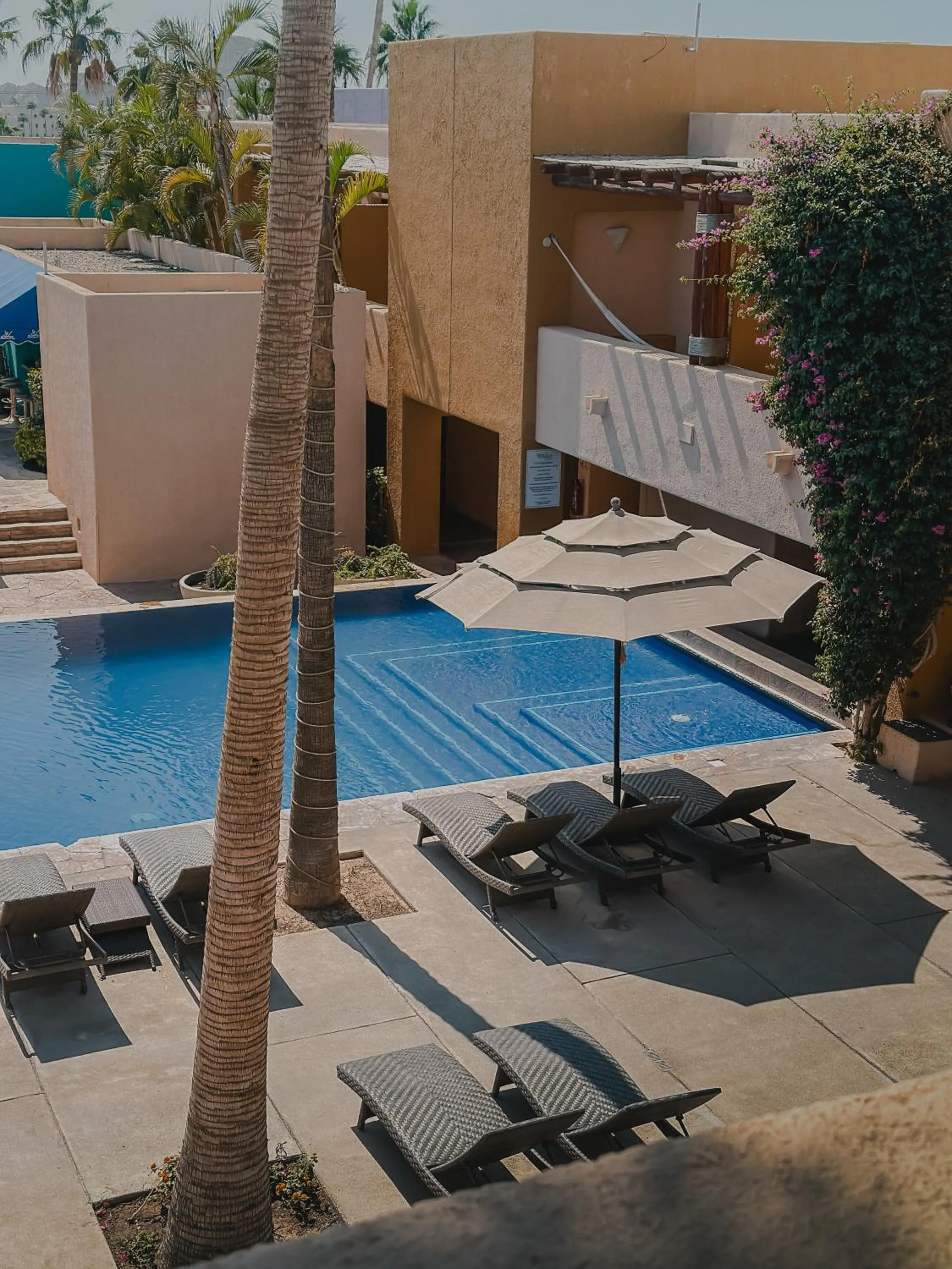 Pool view in Hotel Los Patios