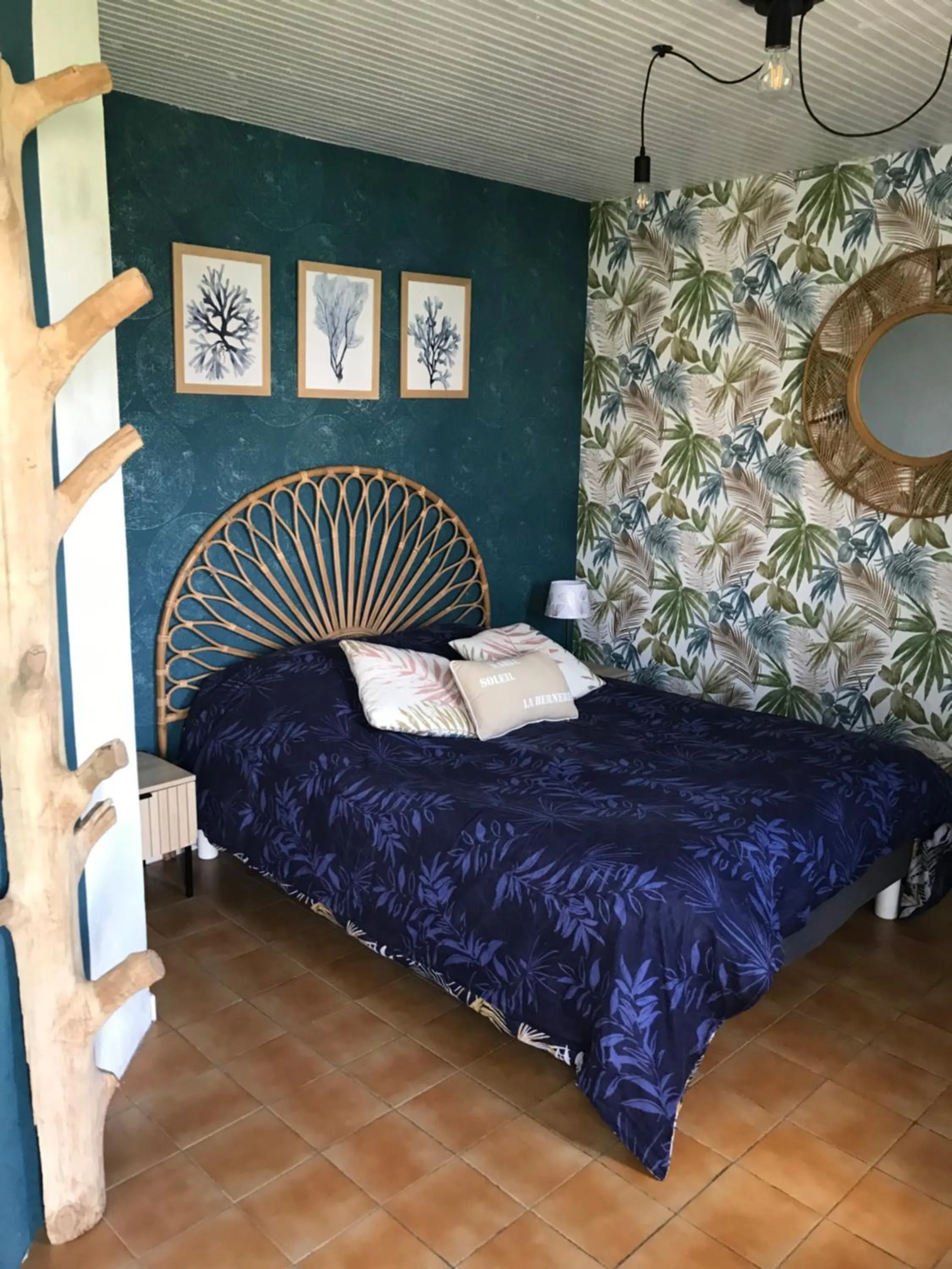 Bed in Studio avec piscine