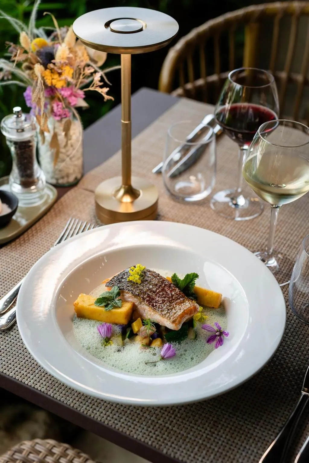 Food and drinks in LA FERME DE LA HUPPE