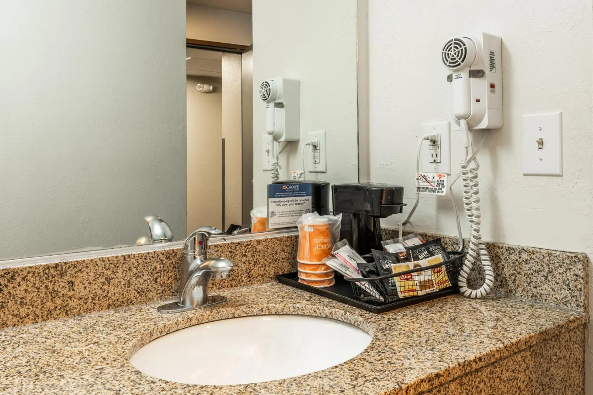 Bathroom in Quality Inn near Mammoth Mountain Ski Resort