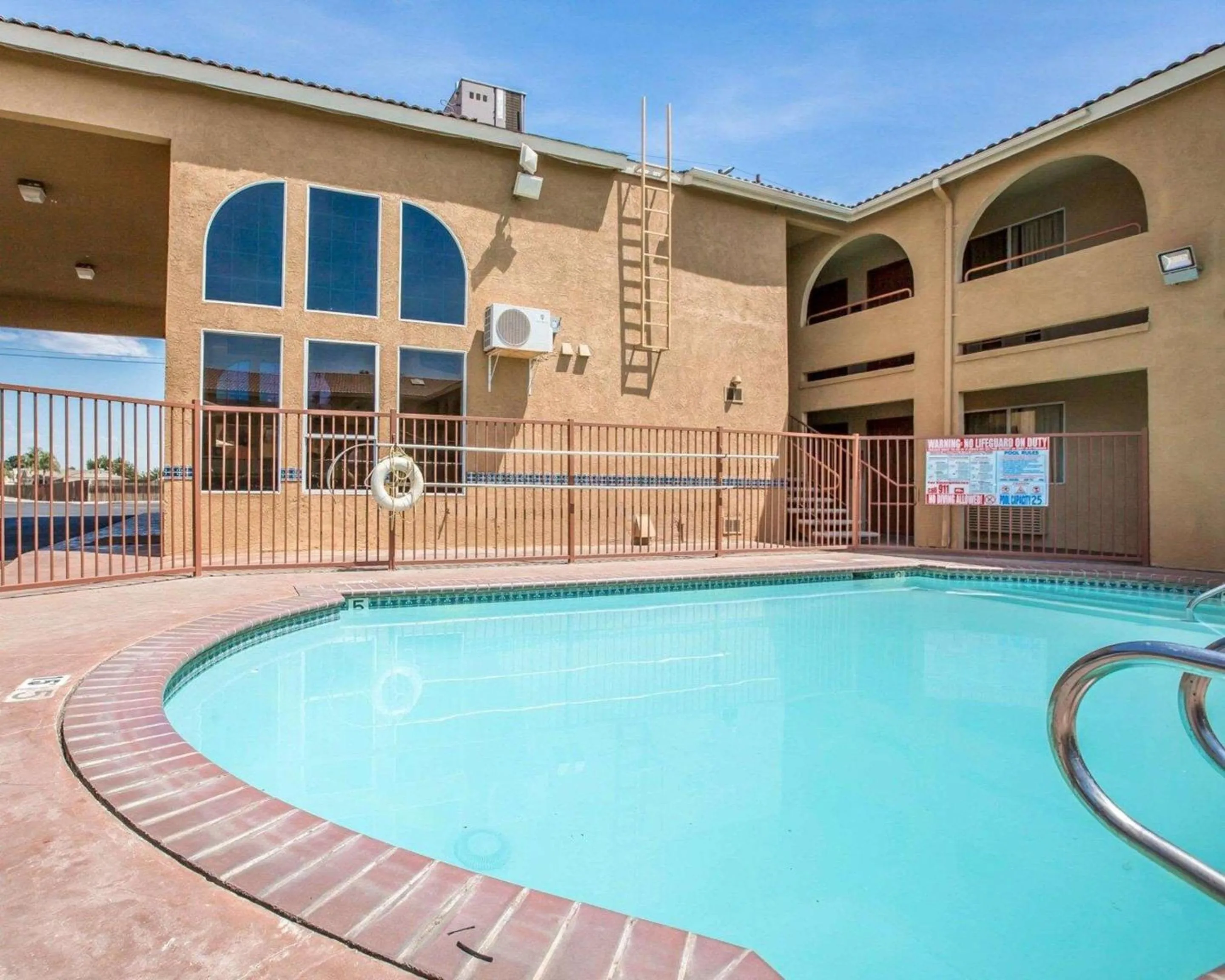 On site in Rodeway Inn Delano