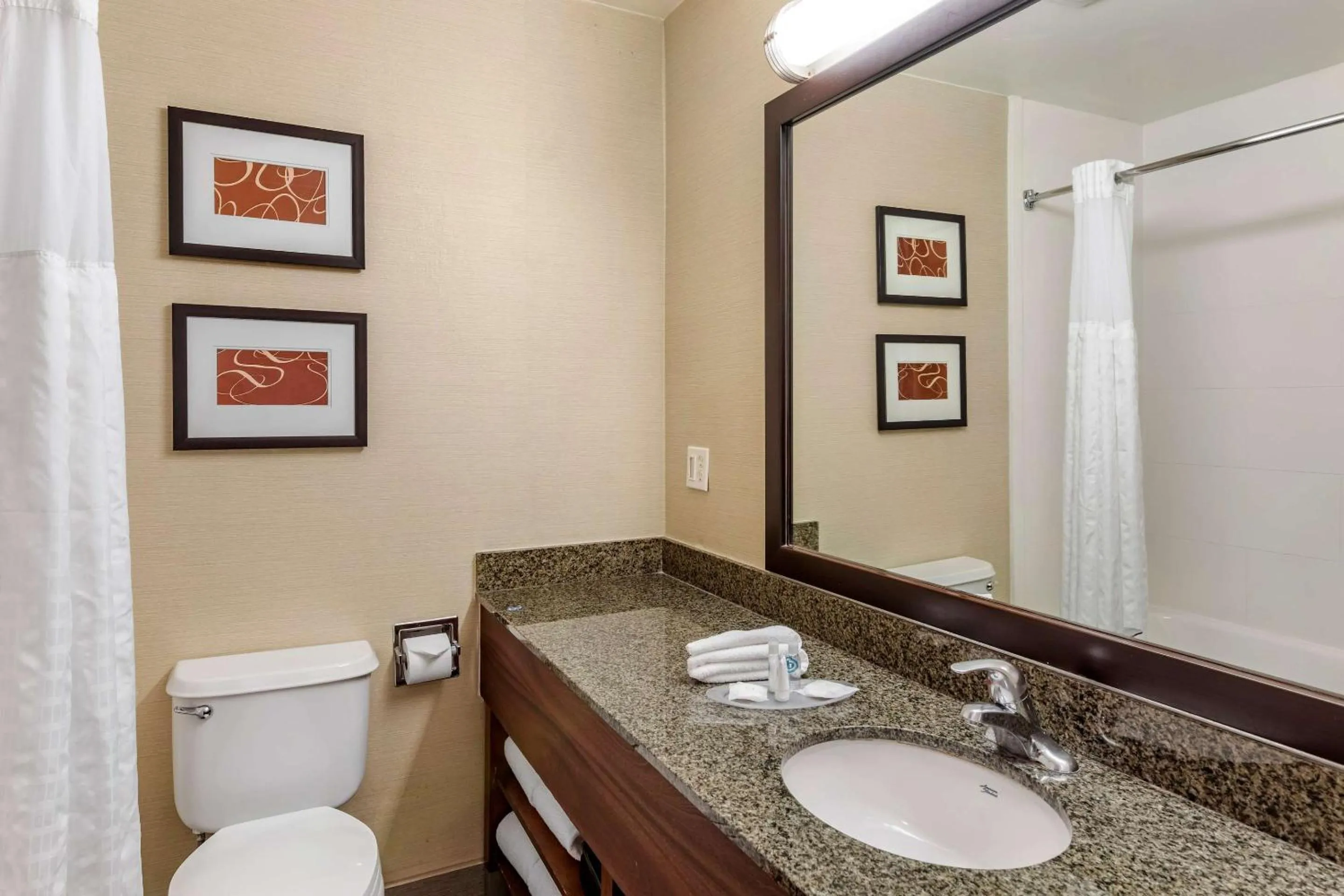 Bedroom in Comfort Suites Near Six Flags Magic Mountain