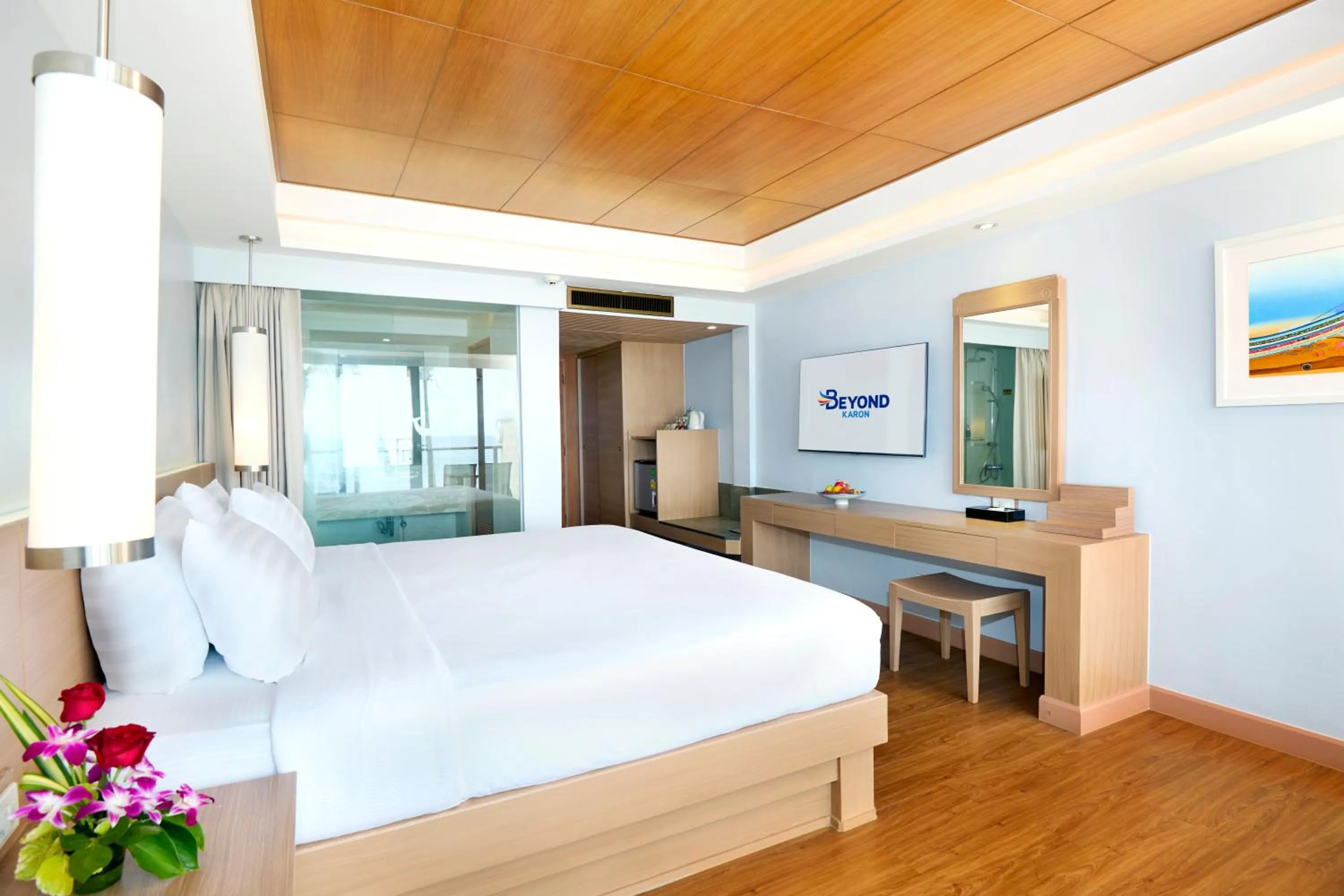 Photo of the whole room, Bed in Beyond Karon