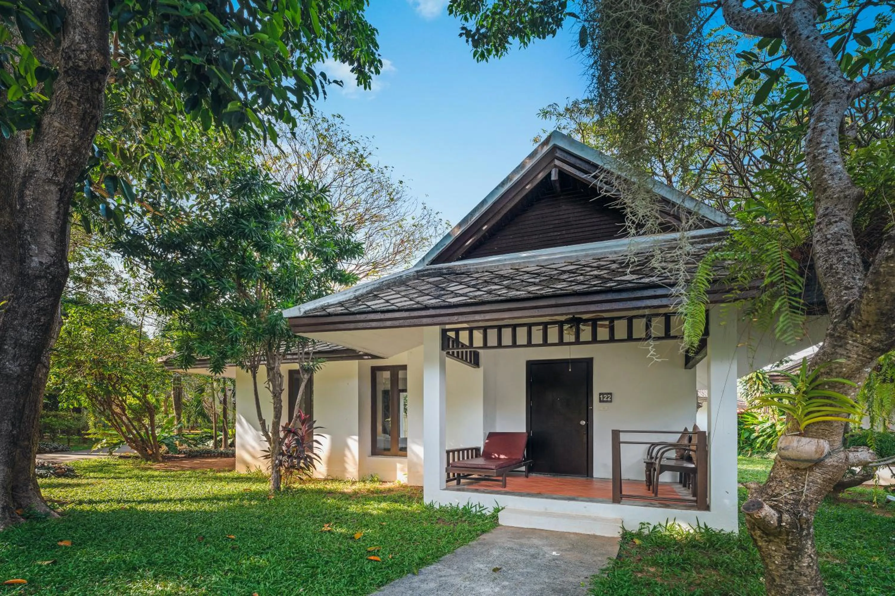 Garden view in The Hive Hotel