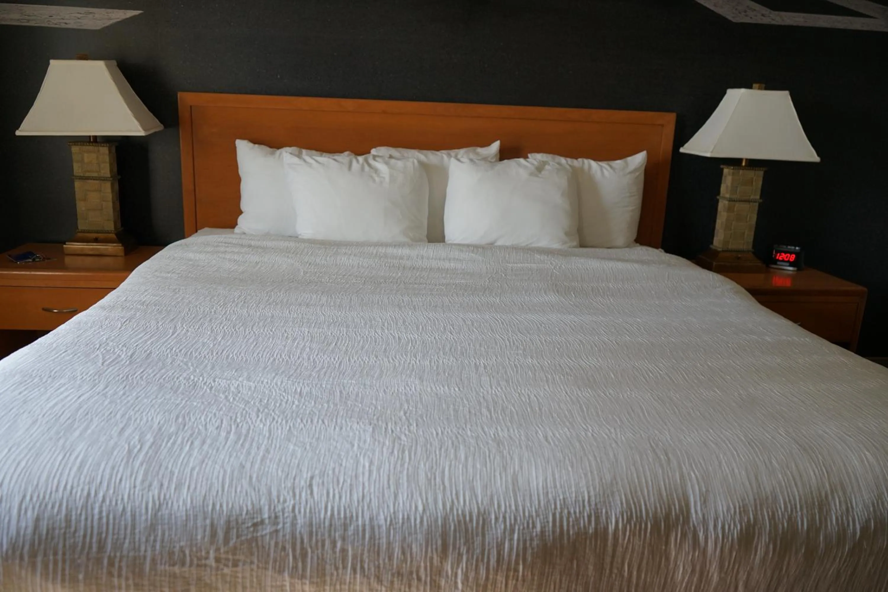 Bed in The Hanford Hotel