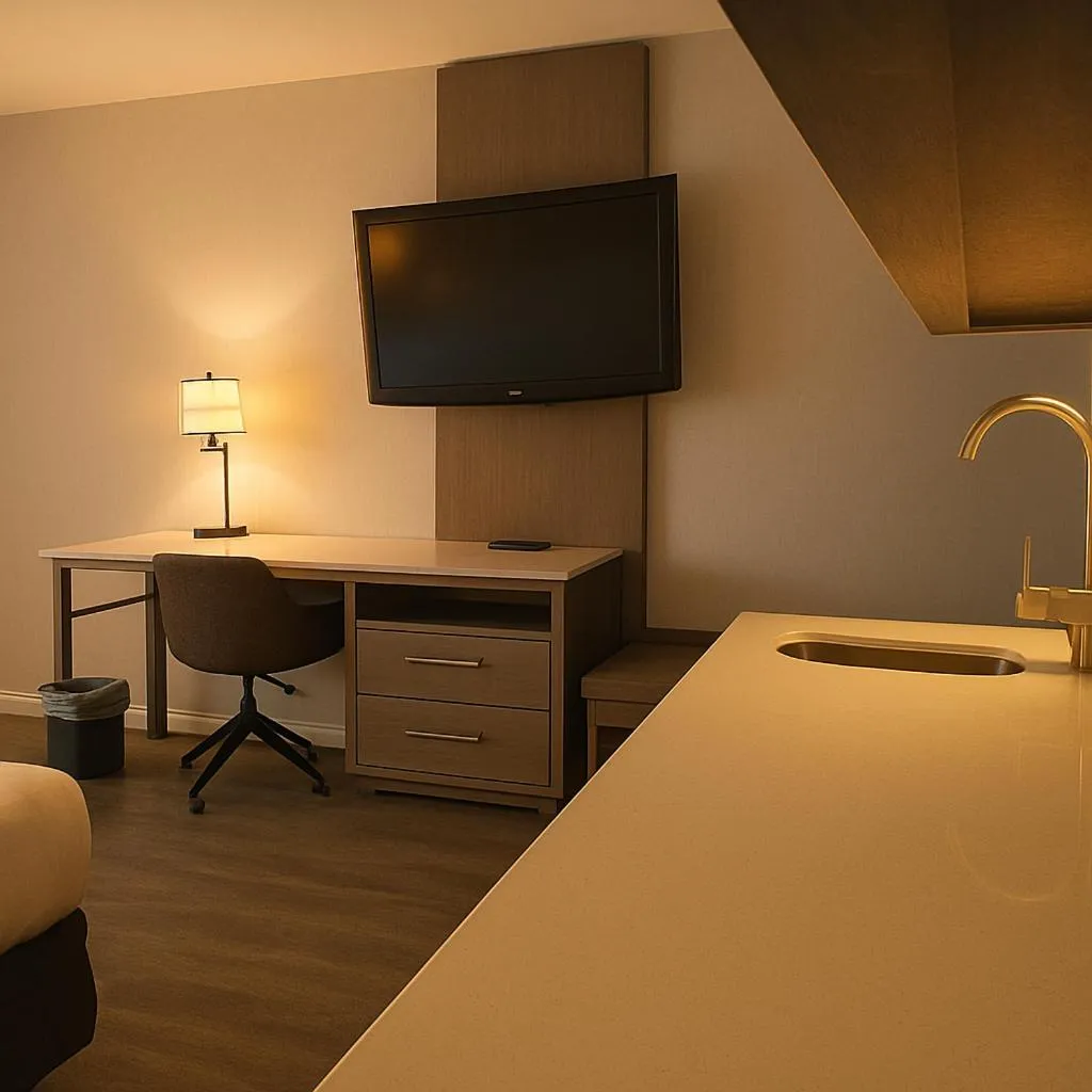 Bed in Cherry Orchard Inn