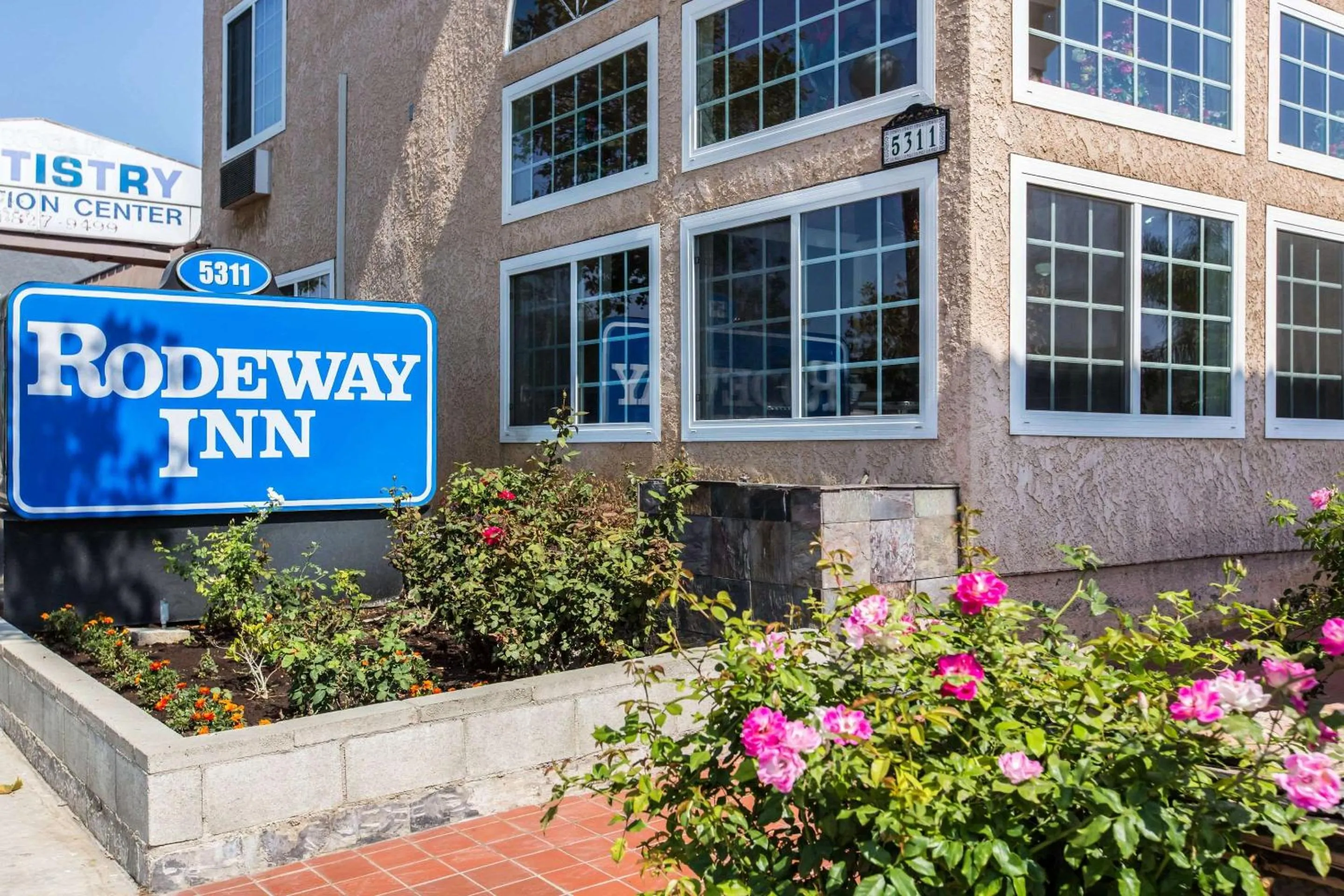 Property building in Rodeway Inn Cypress - Buena Park