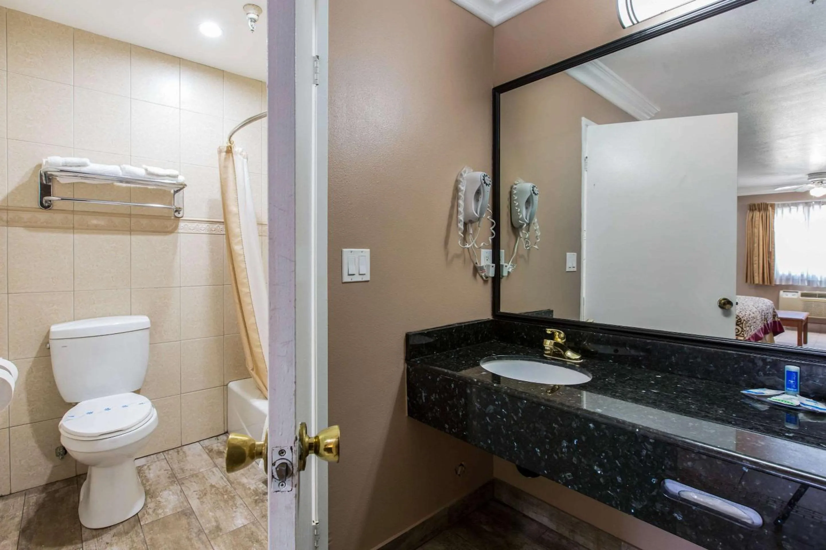 Bathroom in Rodeway Inn Cypress - Buena Park