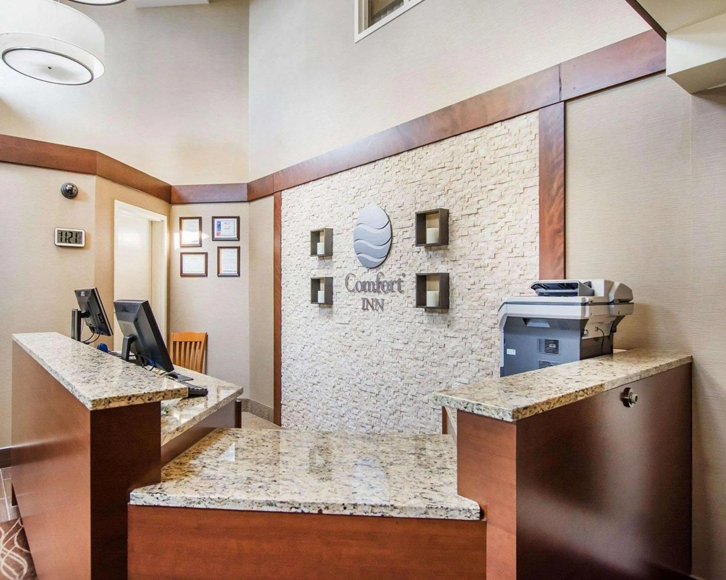 Lobby or reception in Comfort Inn