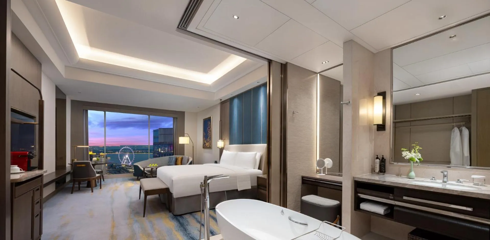 Photo of the whole room in Shangri-La Yuanqu, Suzhou