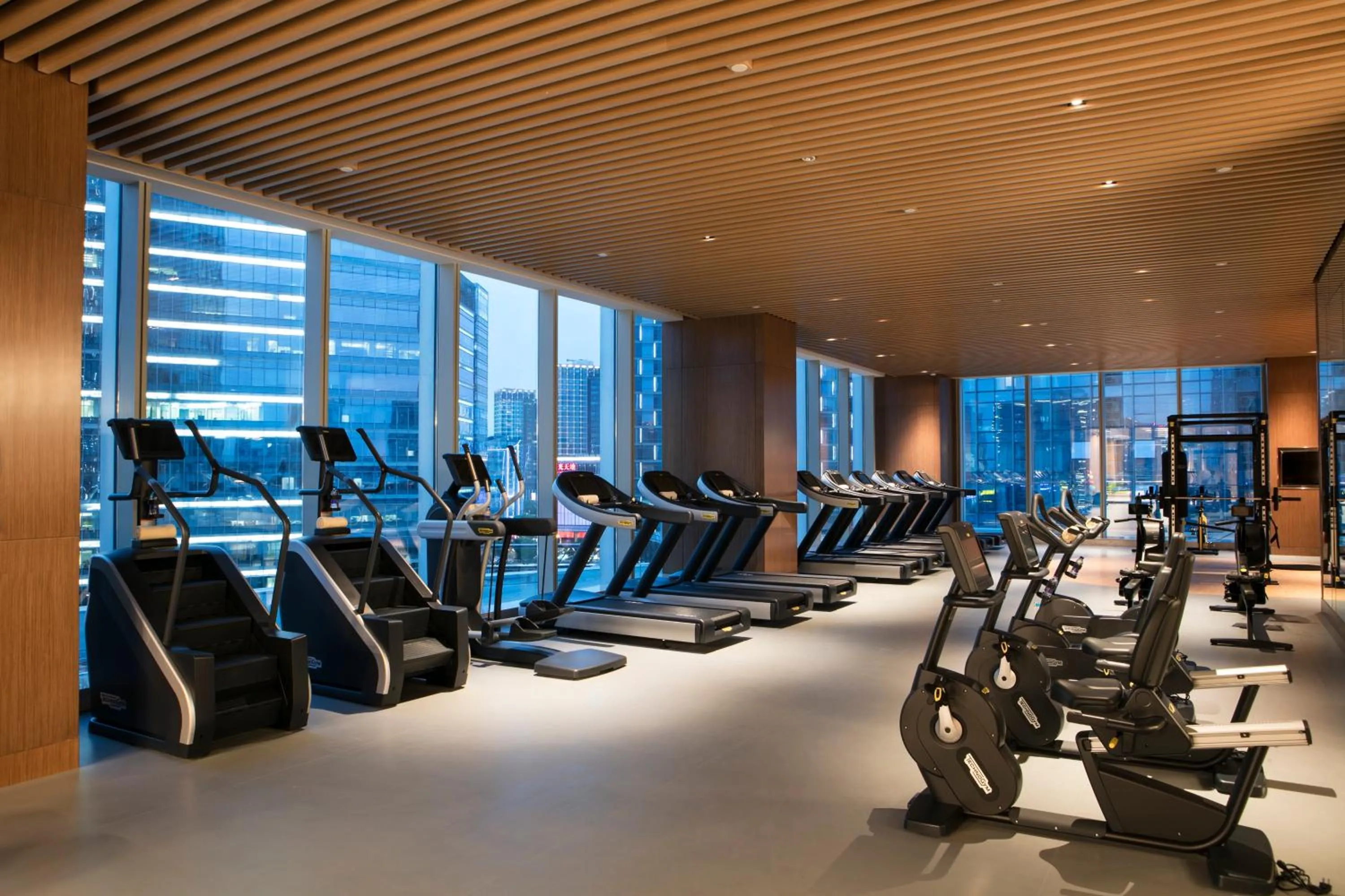 Fitness centre/facilities in Shangri-La Yuanqu, Suzhou