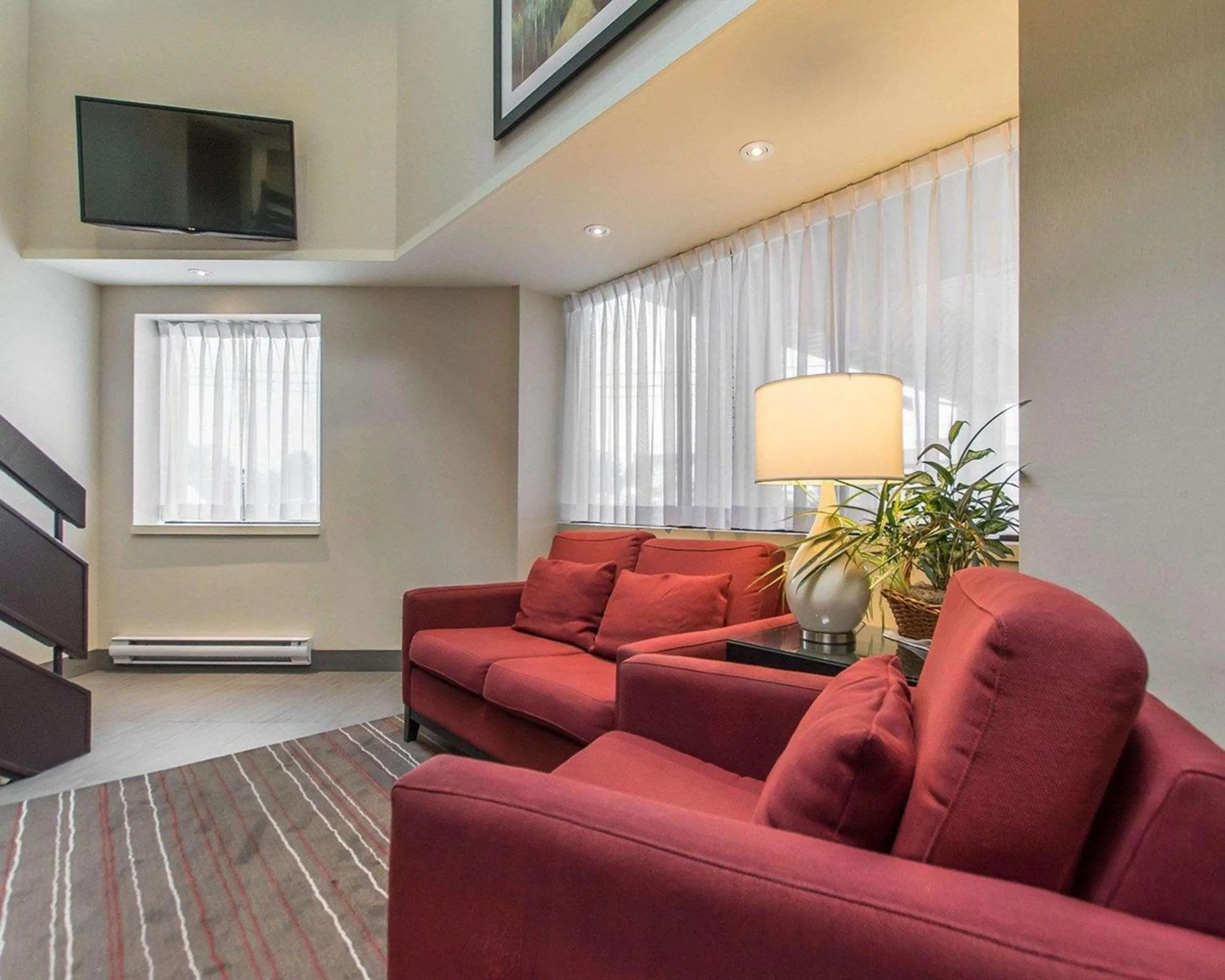 Lobby or reception in Comfort Inn Val D'Or