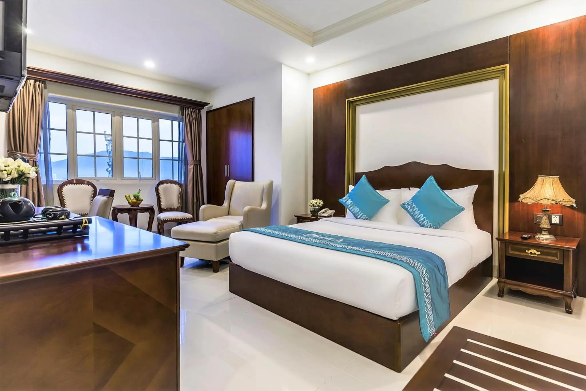 Bed in IBIZA Riverfront Da Nang Hotel