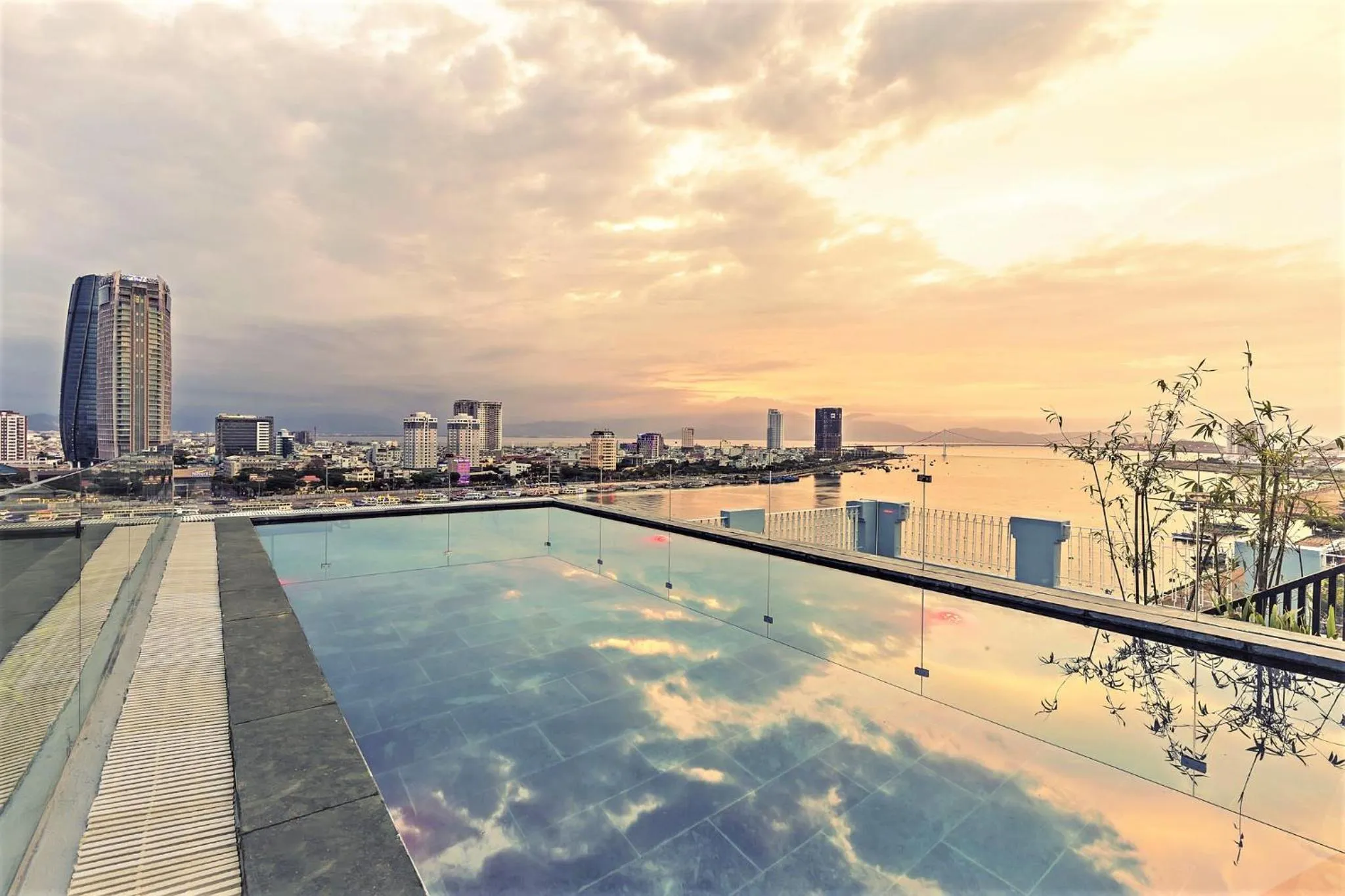 Pool view in IBIZA Riverfront Da Nang Hotel