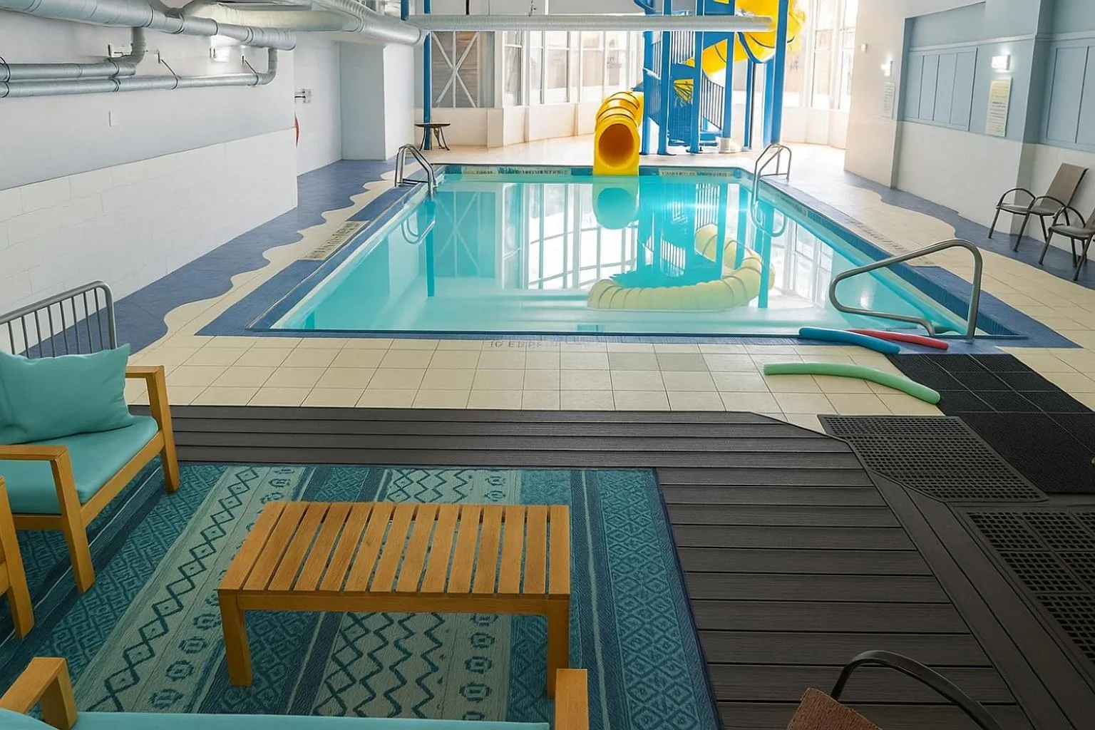 Pool view in Holiday Inn Express & Suites Halifax - Bedford by IHG