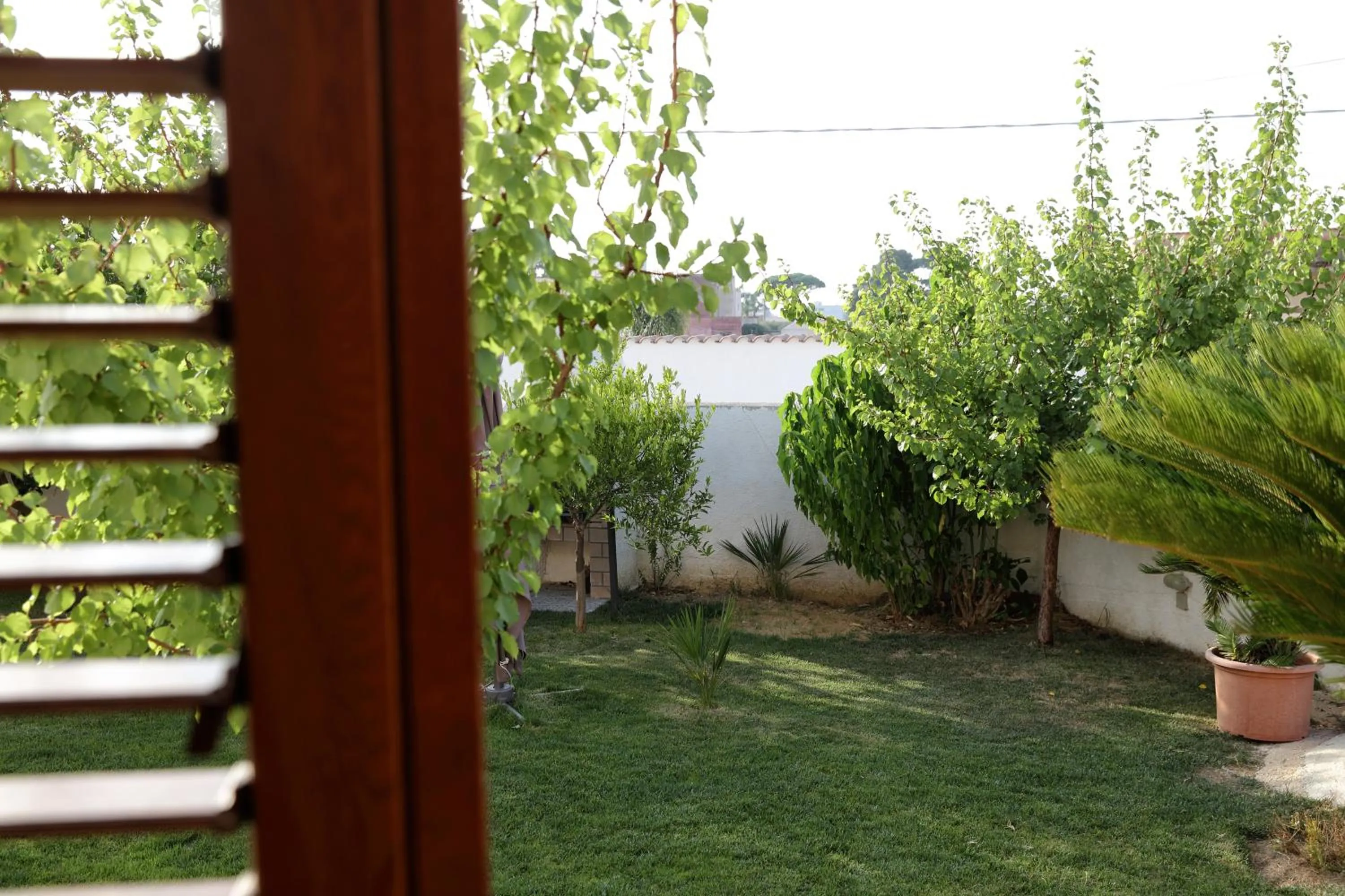 Garden view in B&B Milena