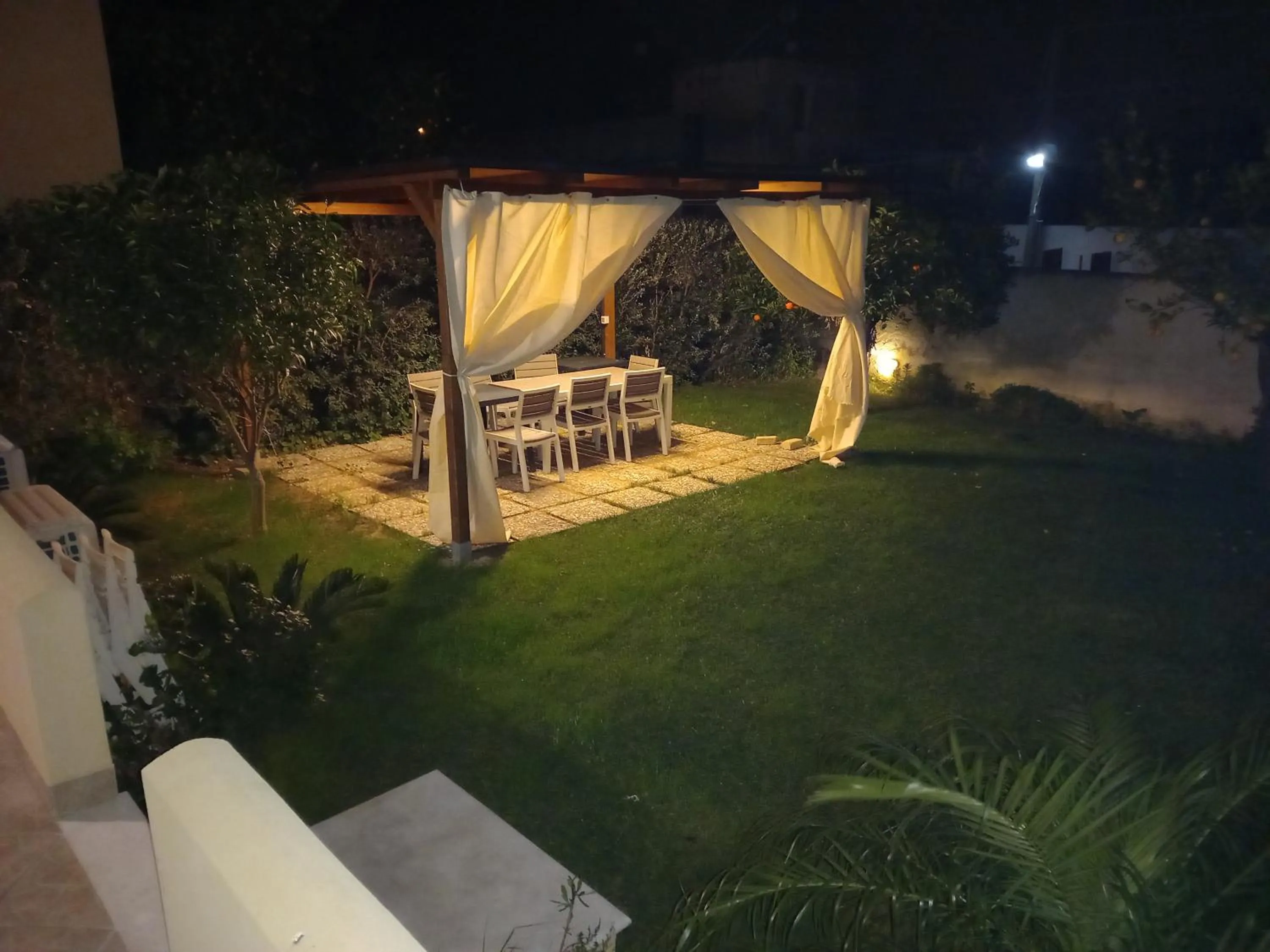 Garden view in B&B Milena