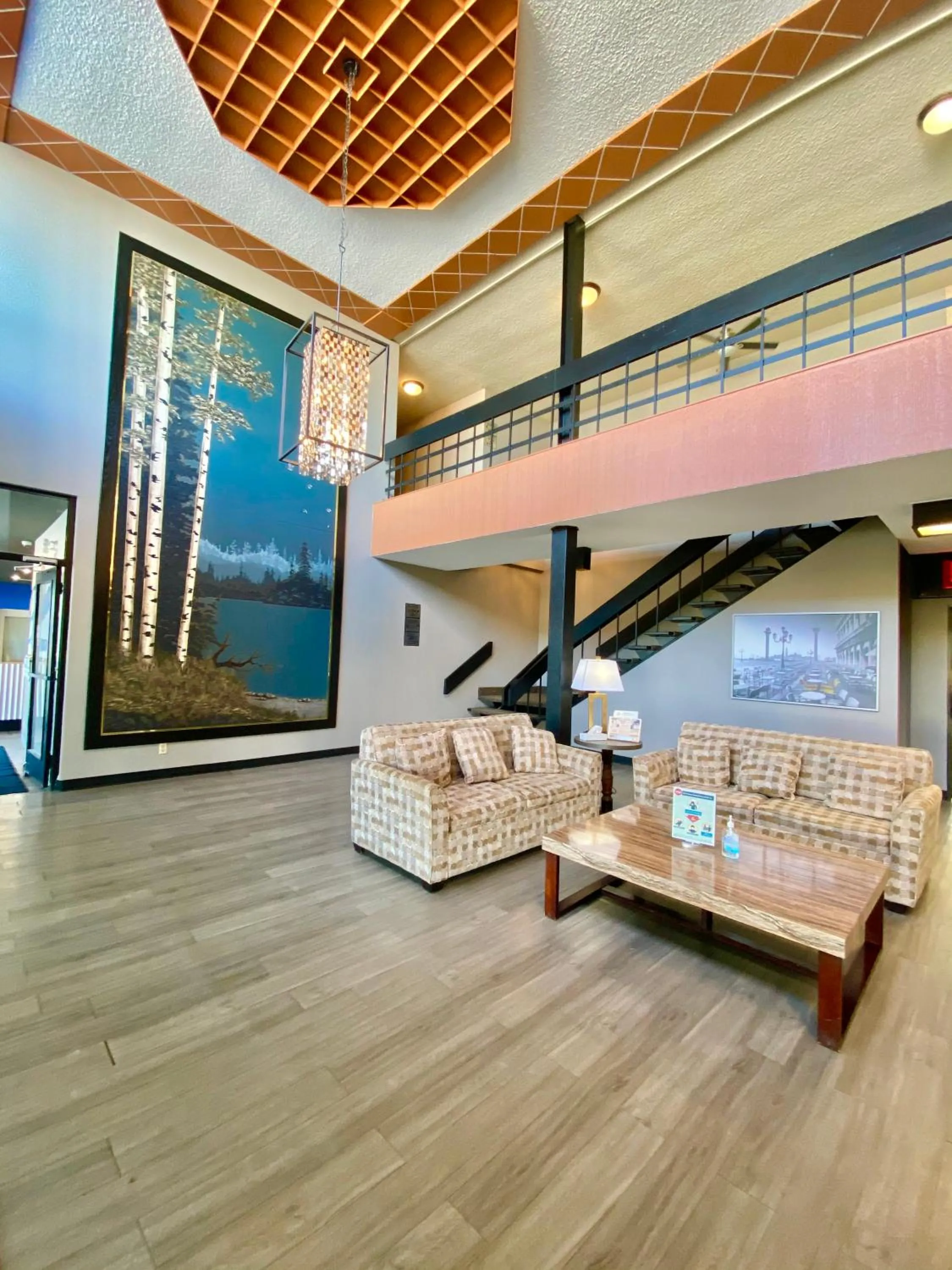 Seating area in Ramada by Wyndham Whitecourt