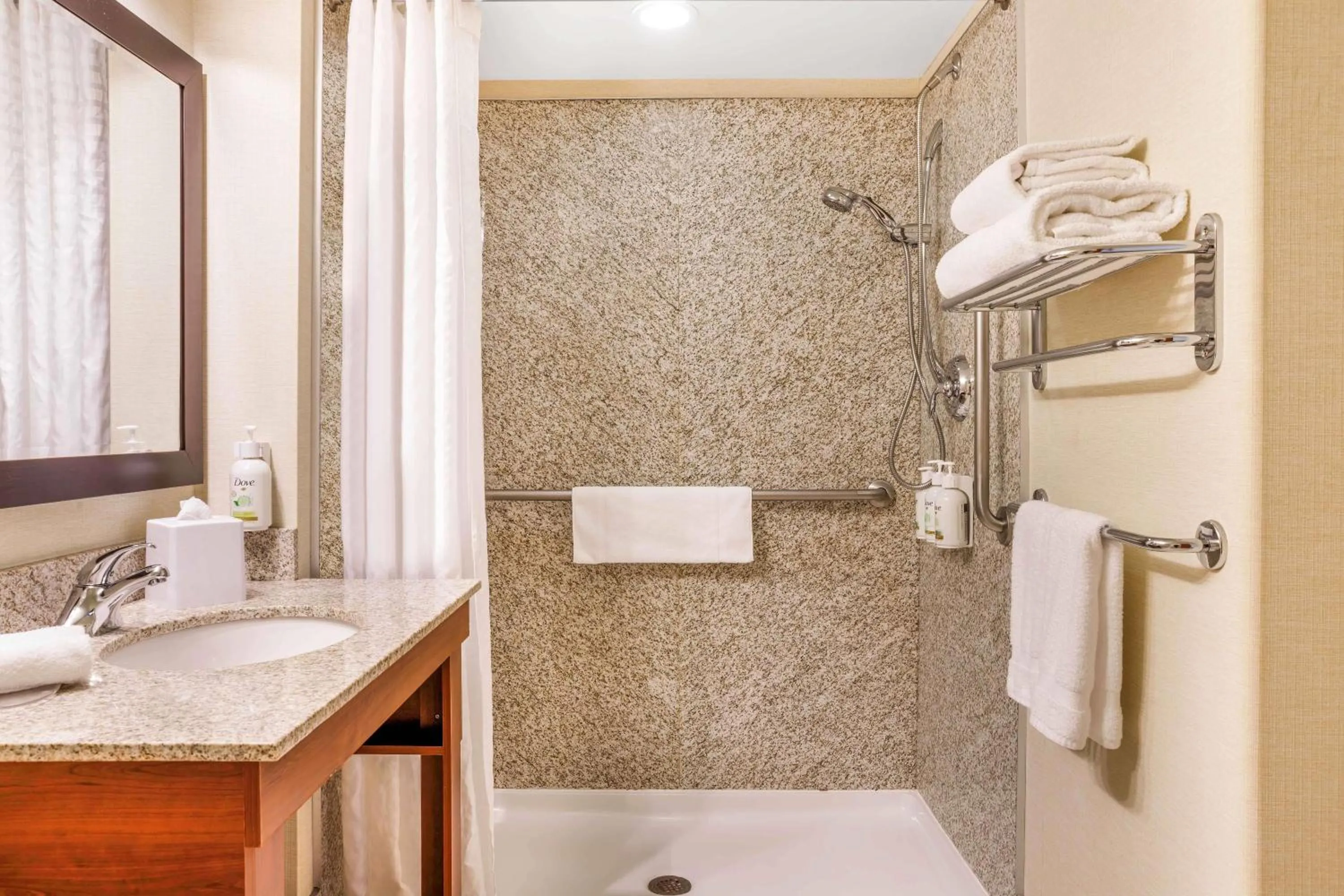 Bathroom in Days Inn & Suites by Wyndham Sherwood Park Edmonton