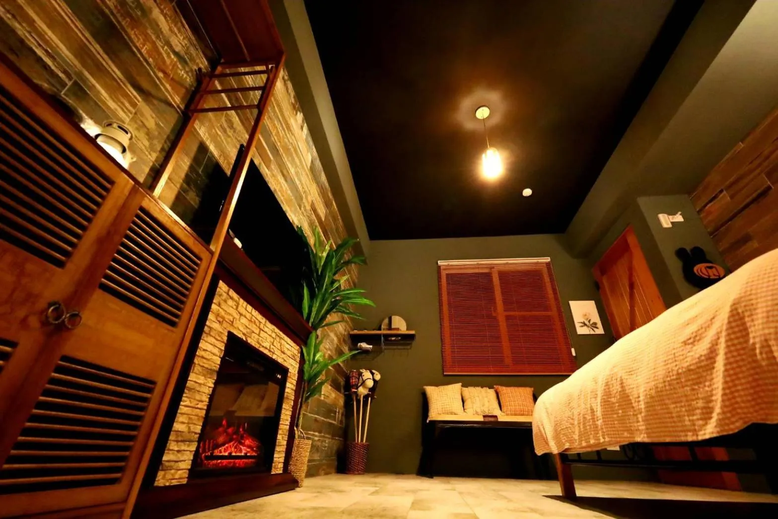 Bed in PENGHU Lucai B&B 旅采民宿