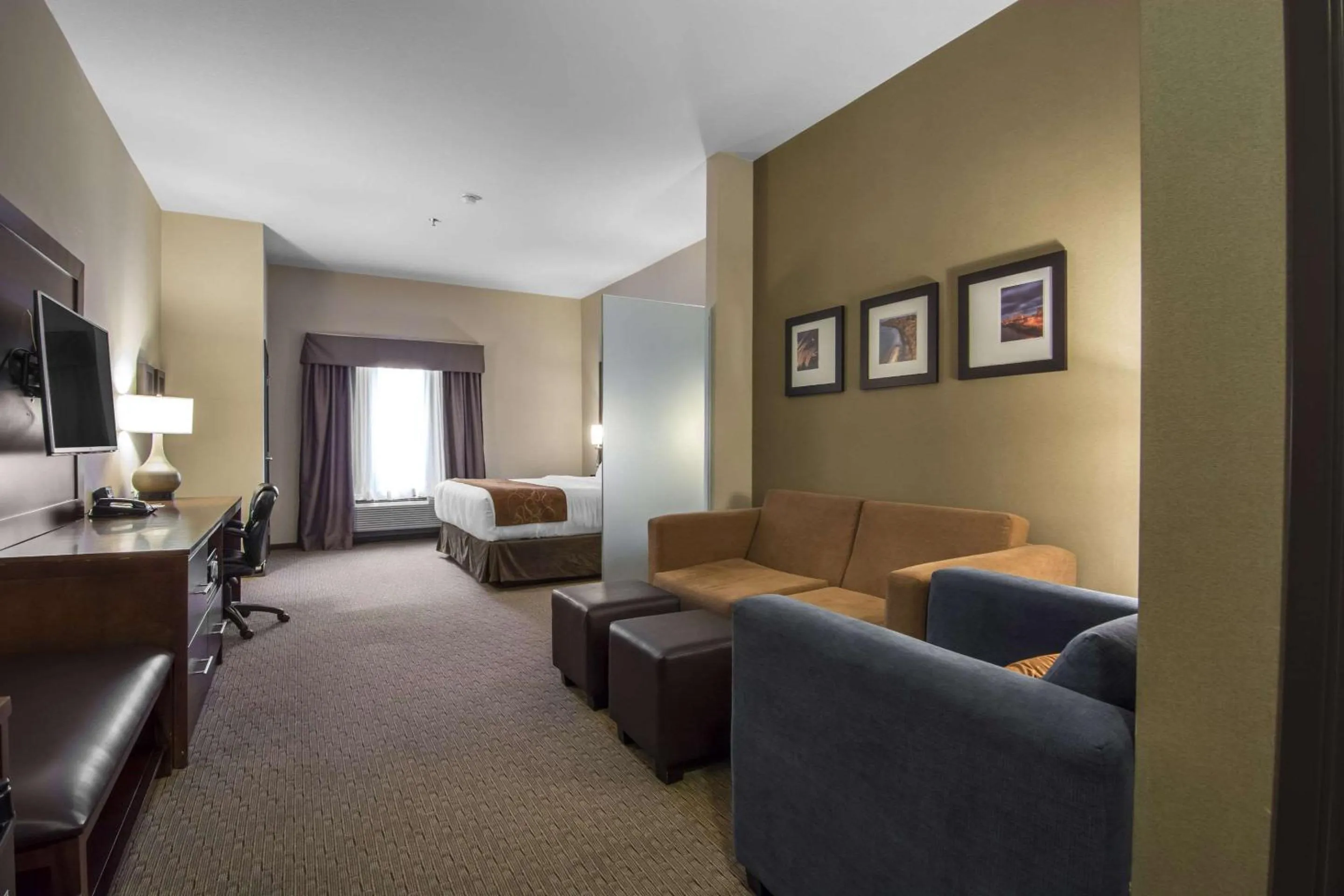 Photo of the whole room in Comfort Suites