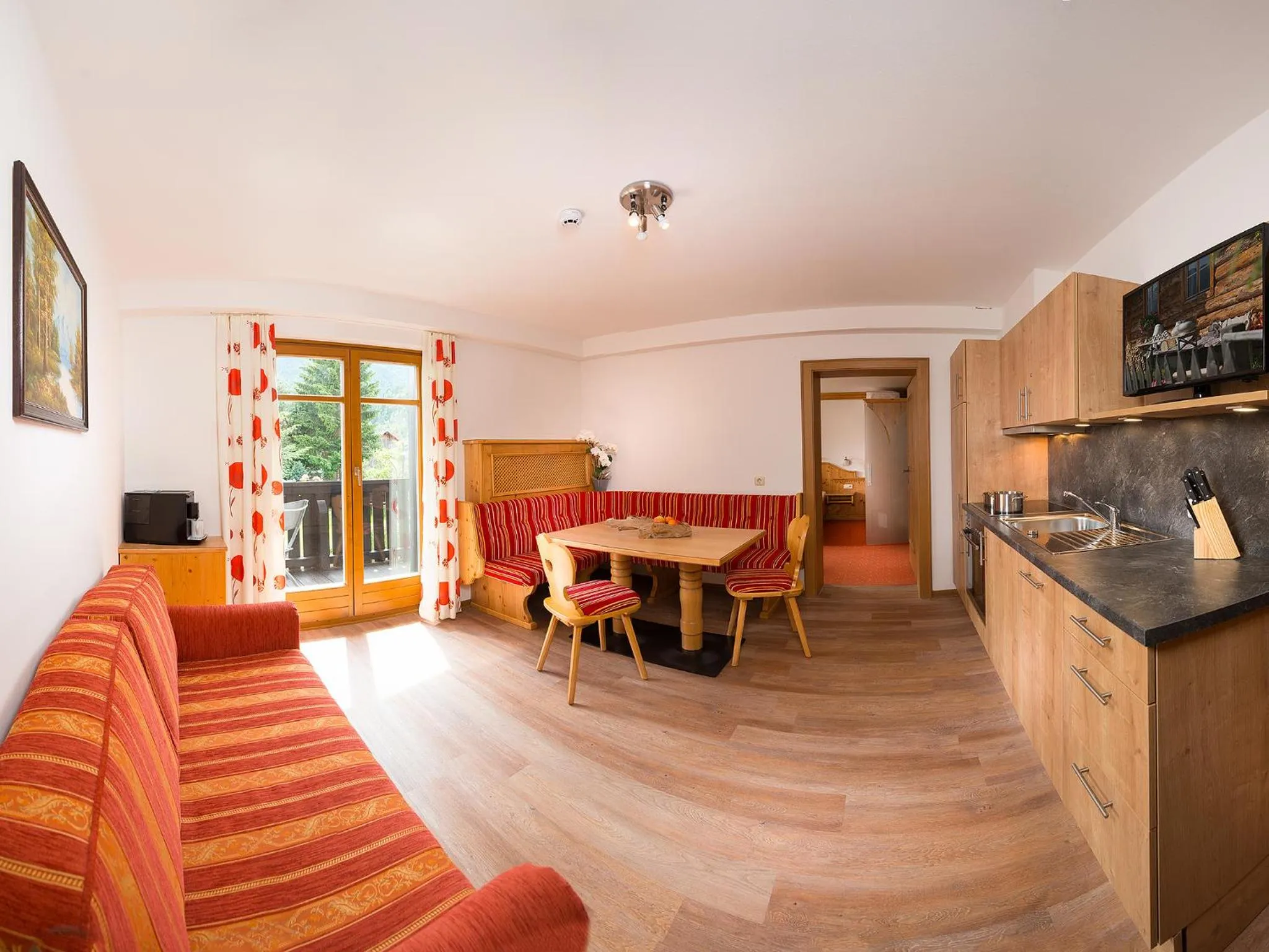 Kitchen or kitchenette in Apartments Quehenberger