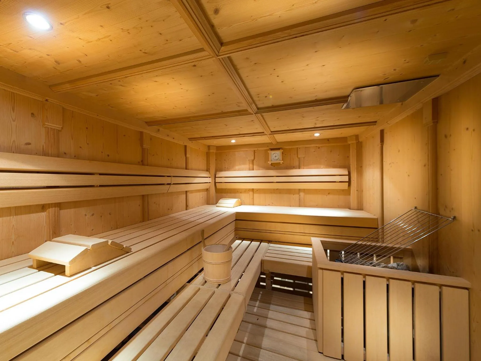 Sauna, Bed in Apartments Quehenberger