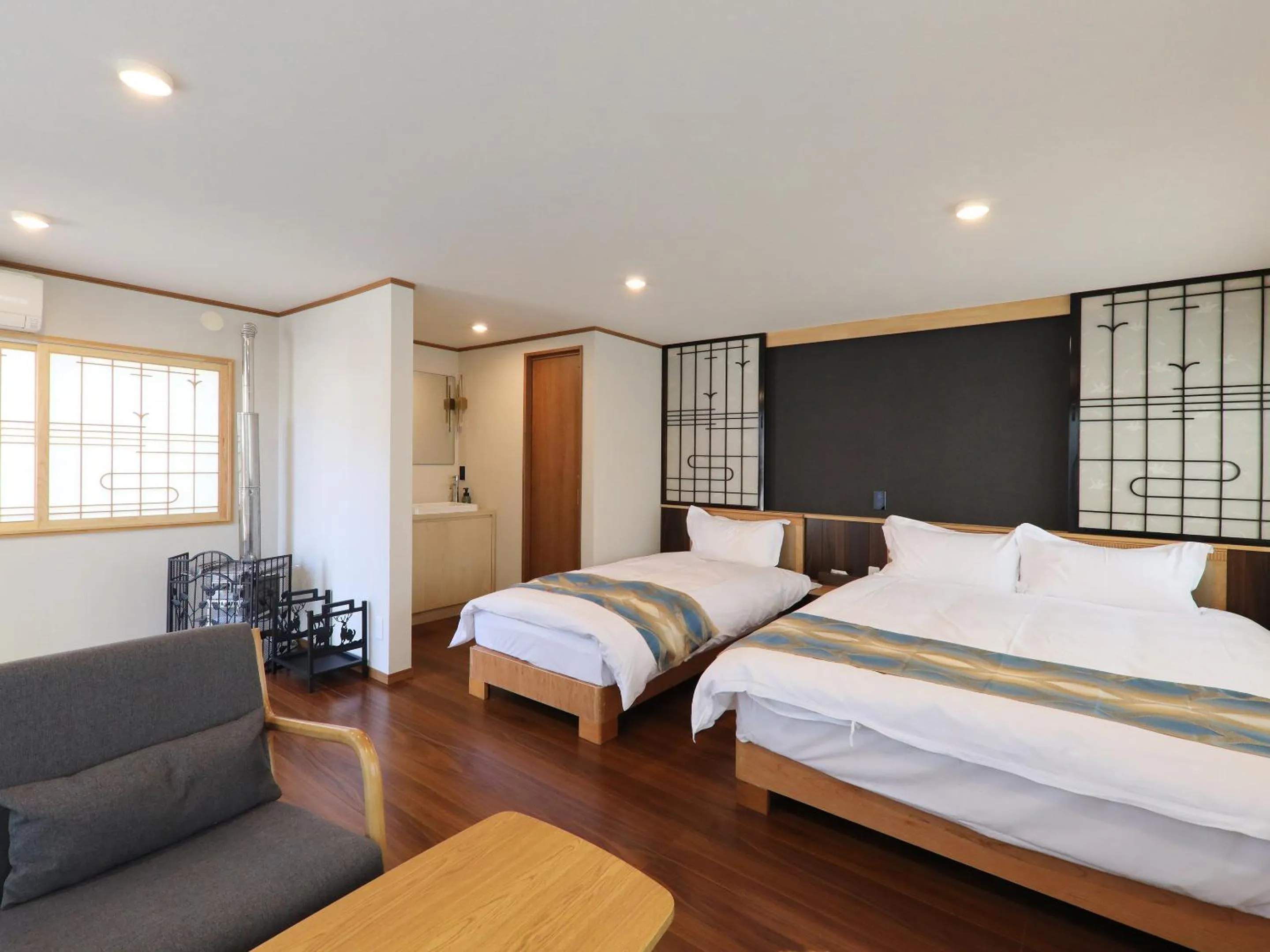 Photo of the whole room, Bed in Kurobe Sunvalley Hotel