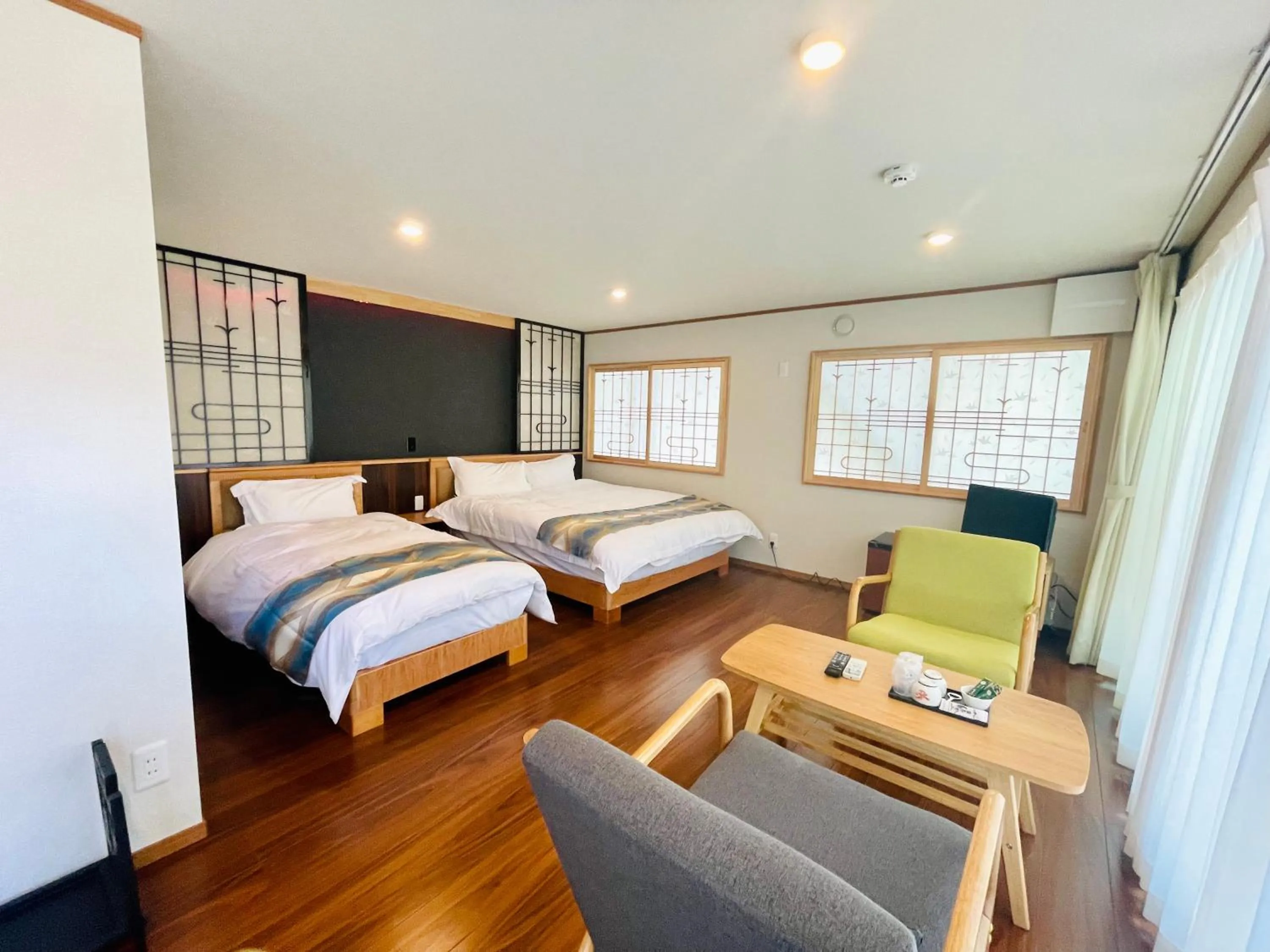 Photo of the whole room, Bed in Kurobe Sunvalley Hotel