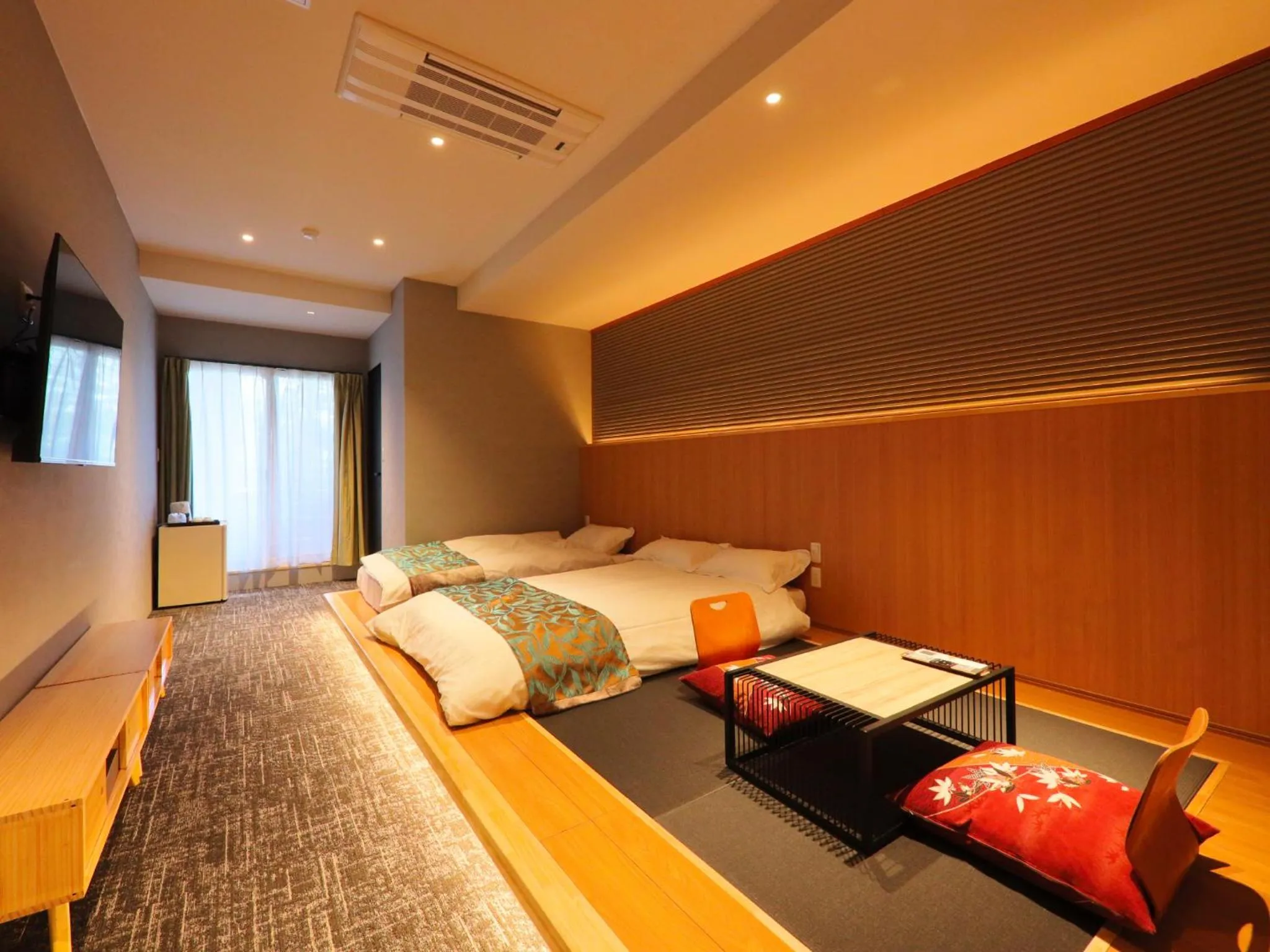 Photo of the whole room, Bed in Kurobe Sunvalley Hotel