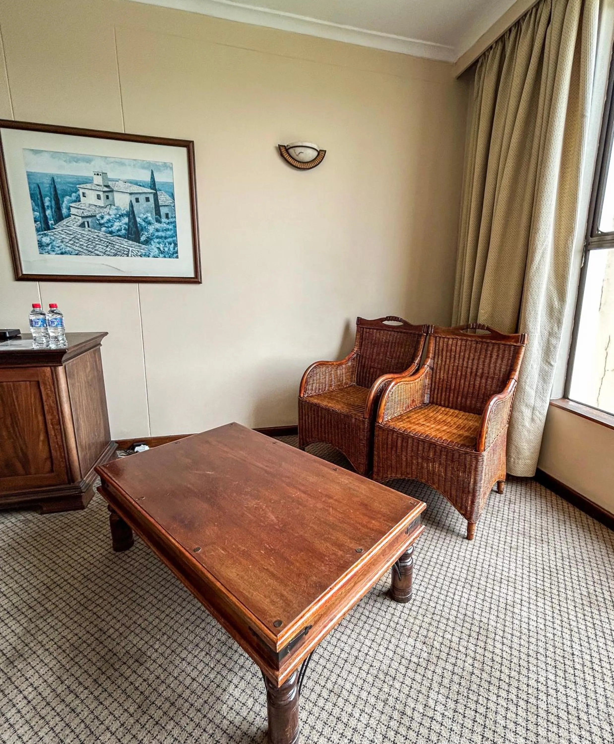 Seating area in Riviera on Vaal Resort