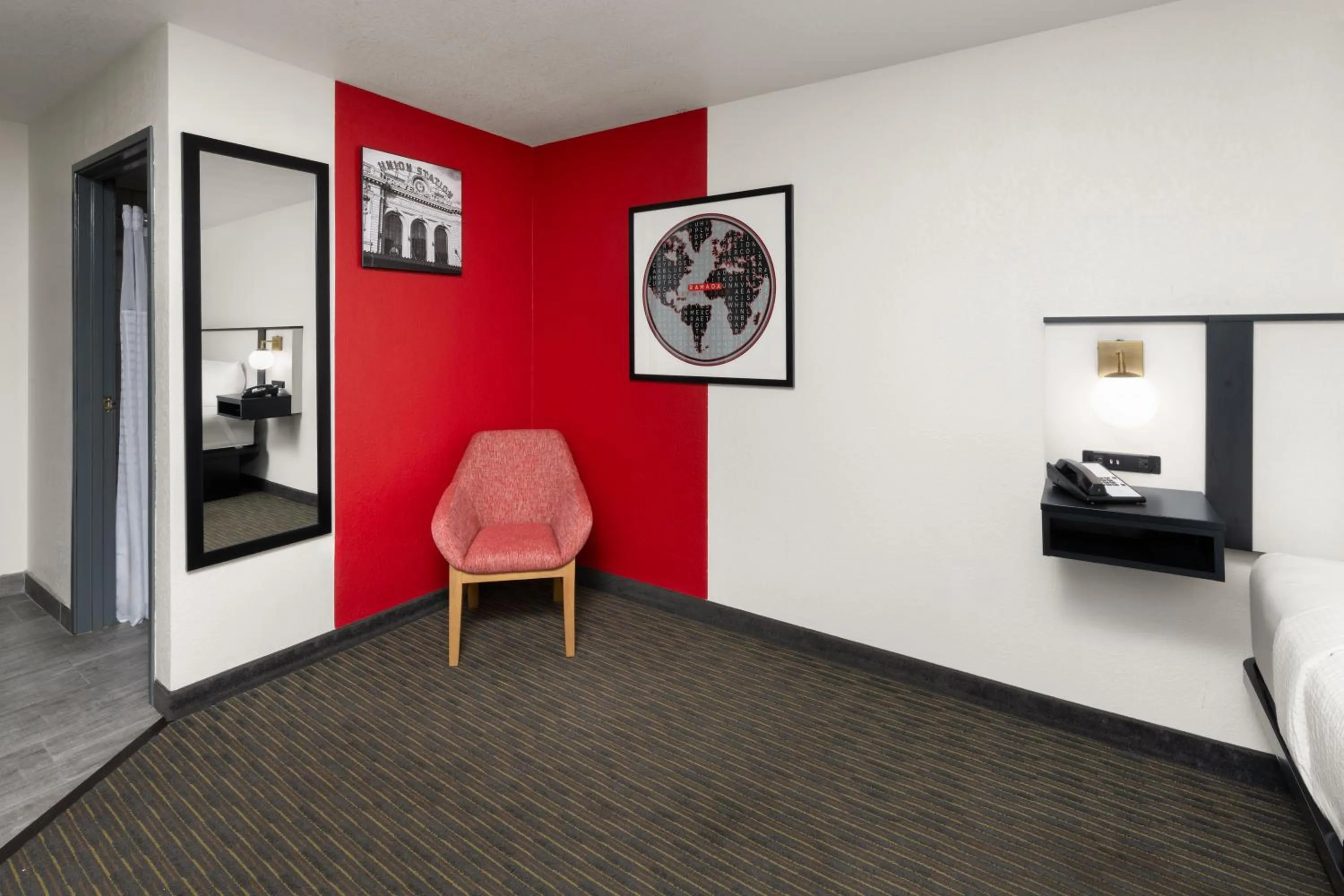 Bed in SYLO Hotel Denver Airport, a Ramada by Wyndham