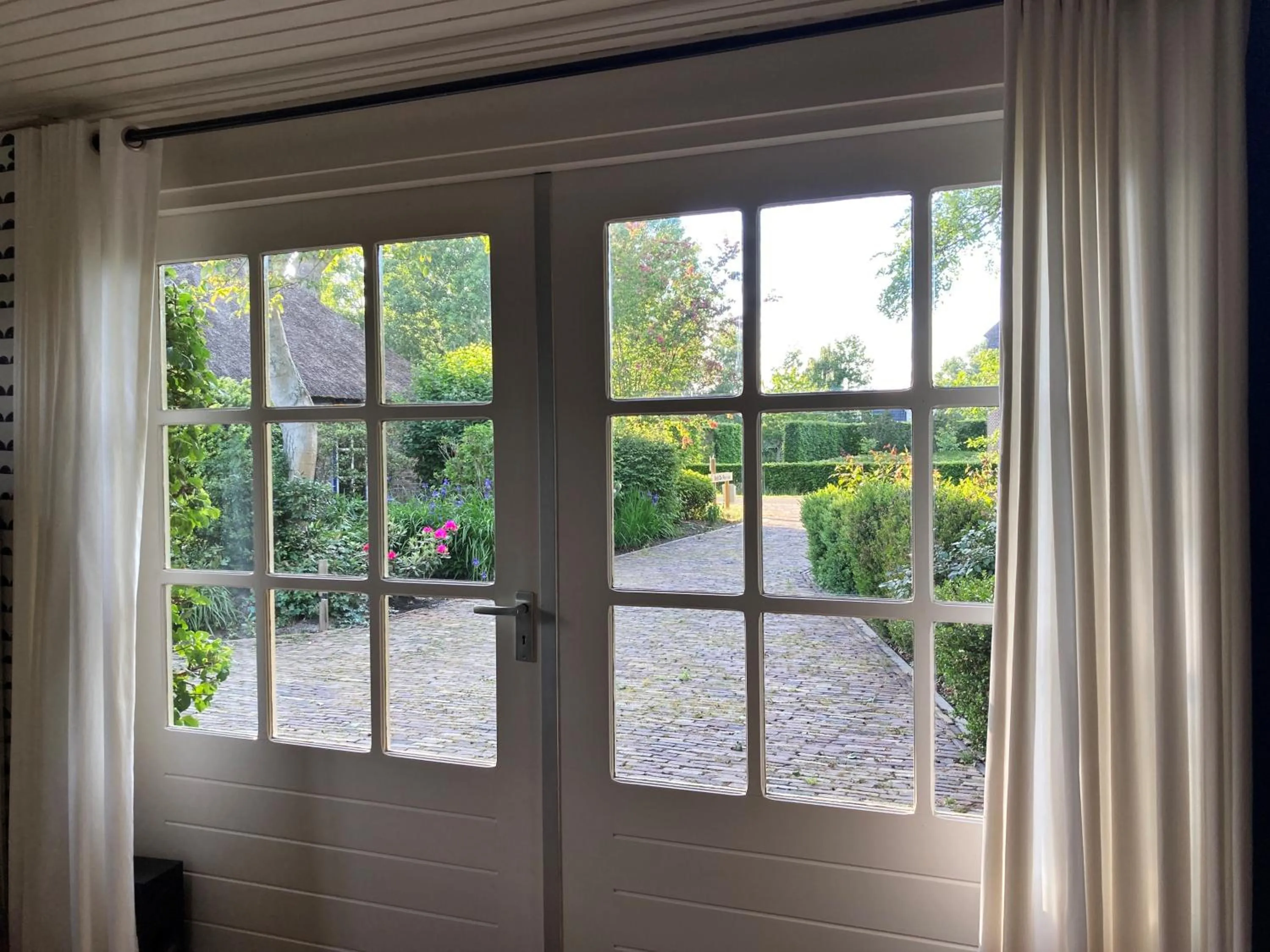 Garden view in BnB De Peelvos