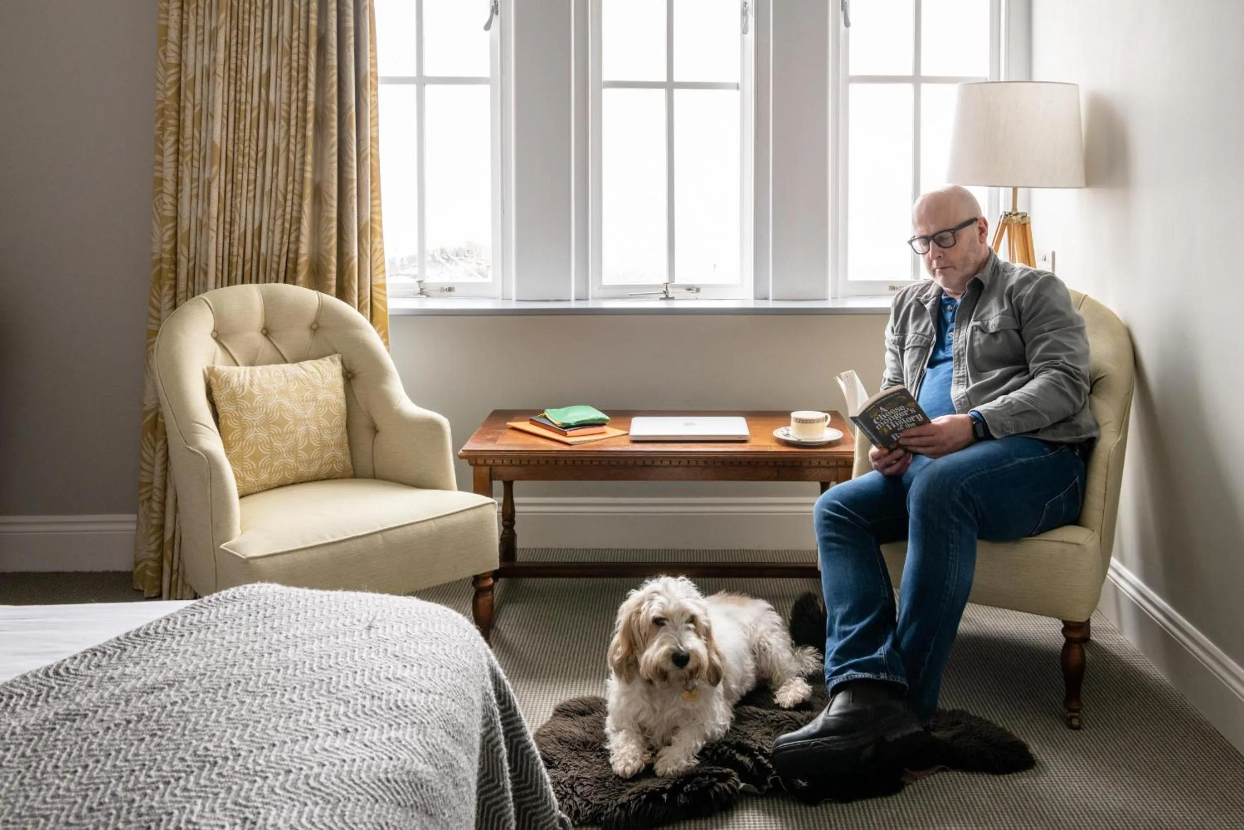 Bedroom in The Porlock Weir Hotel