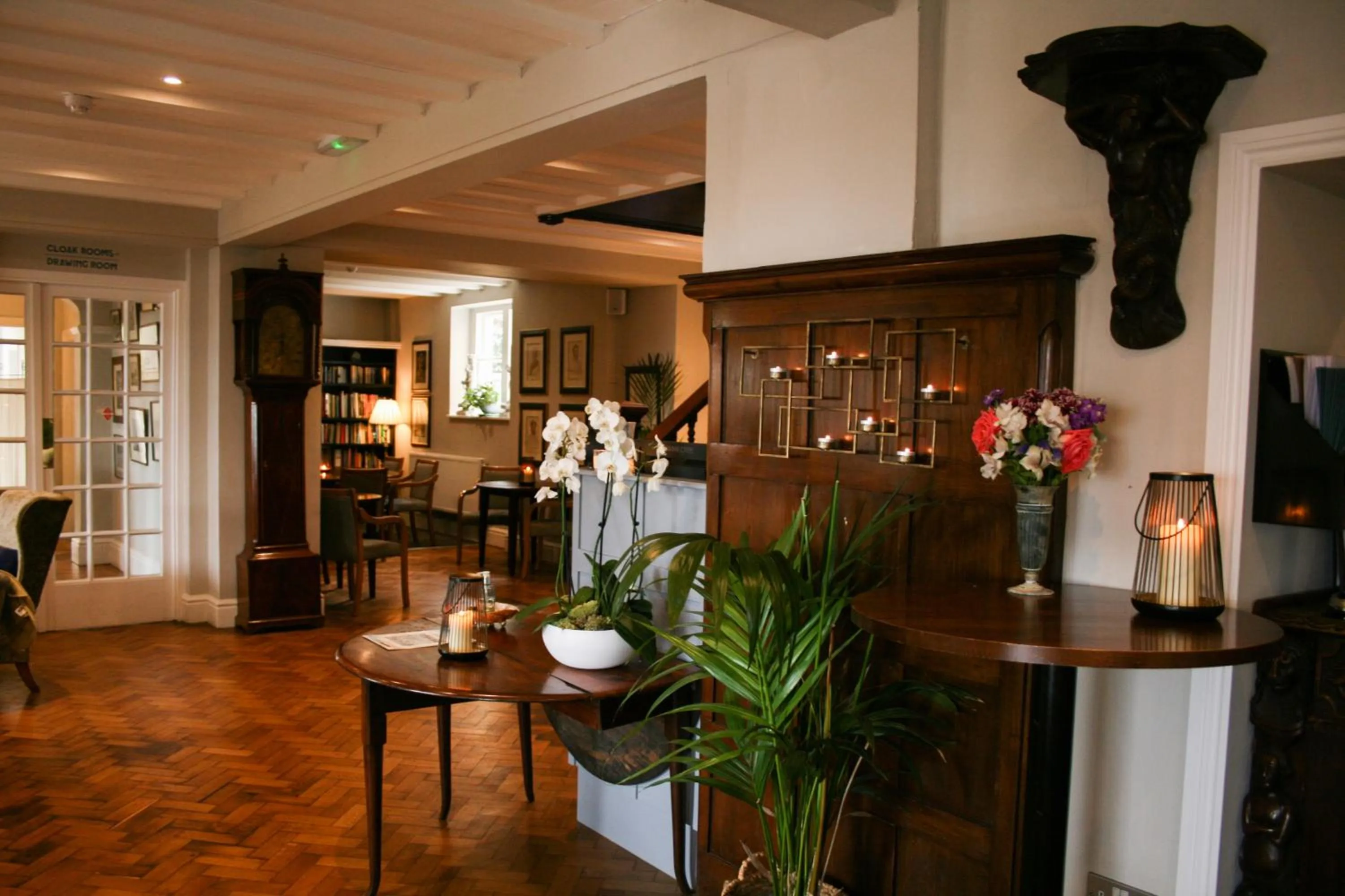 Lobby or reception in The Porlock Weir Hotel