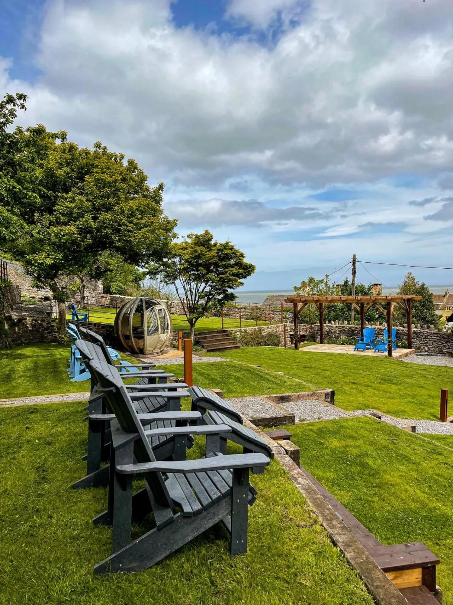 Garden in The Porlock Weir Hotel