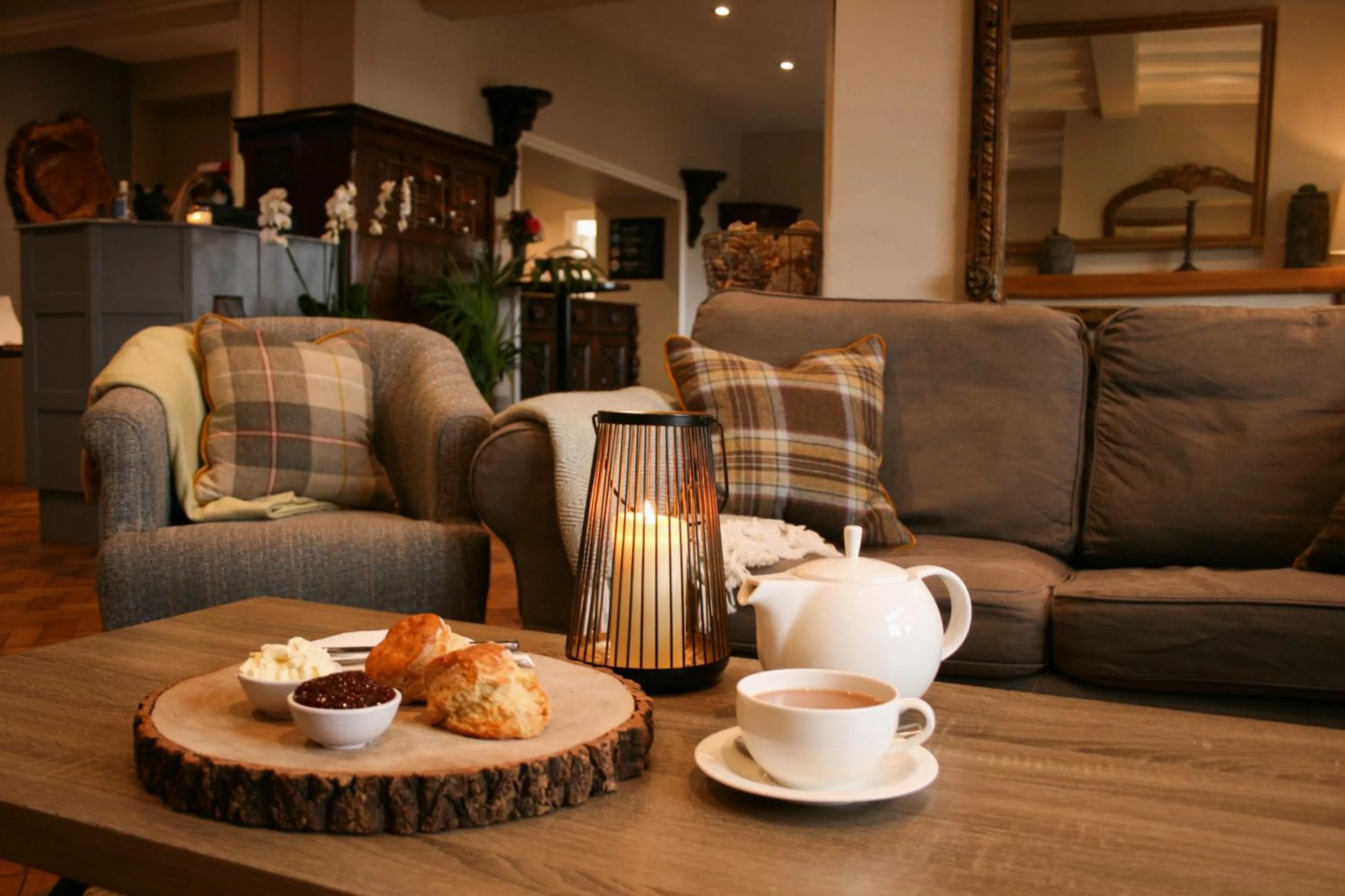 Lobby or reception in The Porlock Weir Hotel