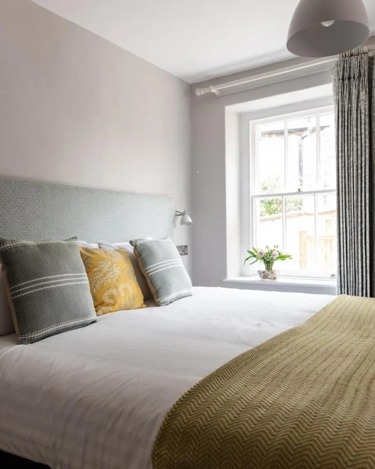 Bed in The Porlock Weir Hotel