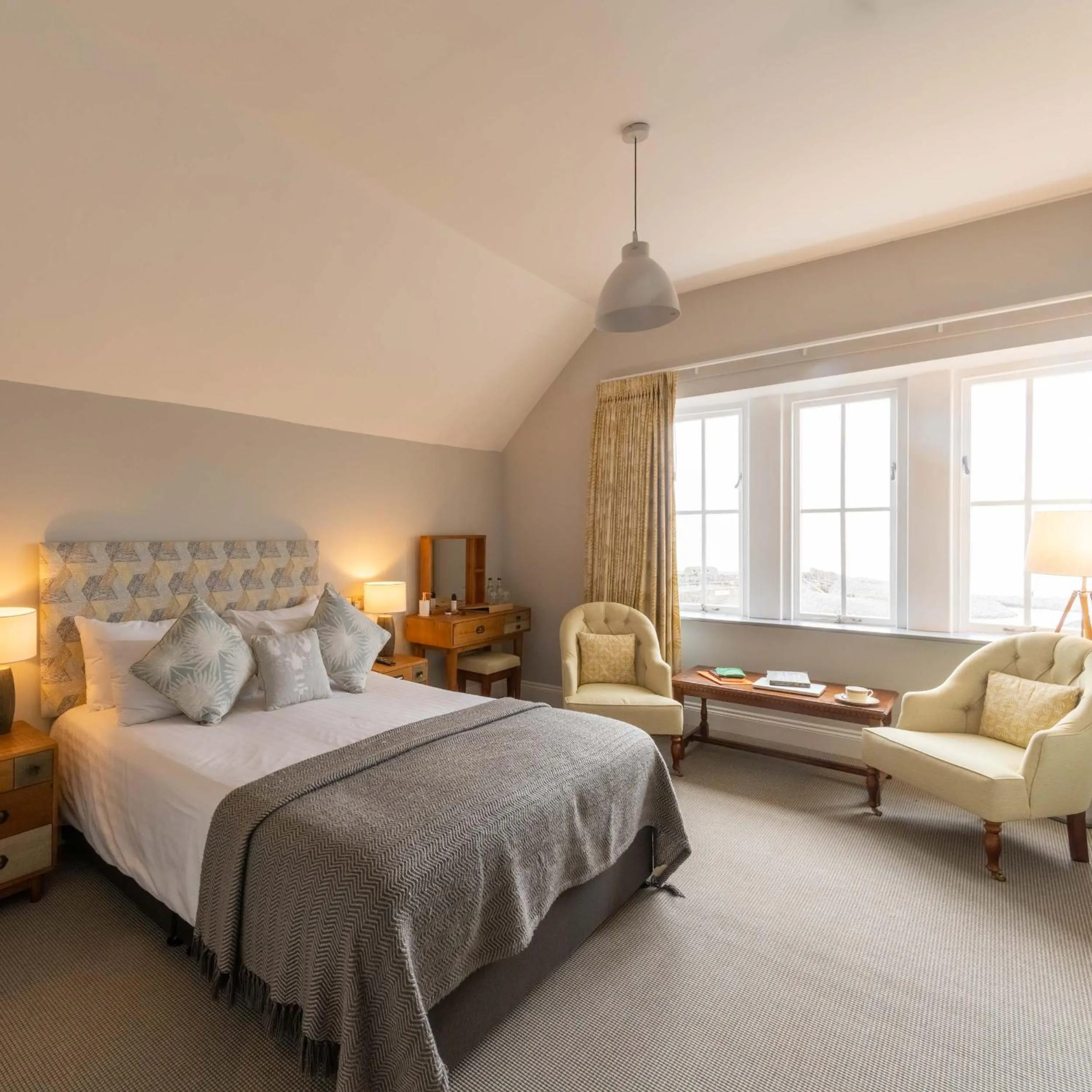 Bedroom, Bed in The Porlock Weir Hotel