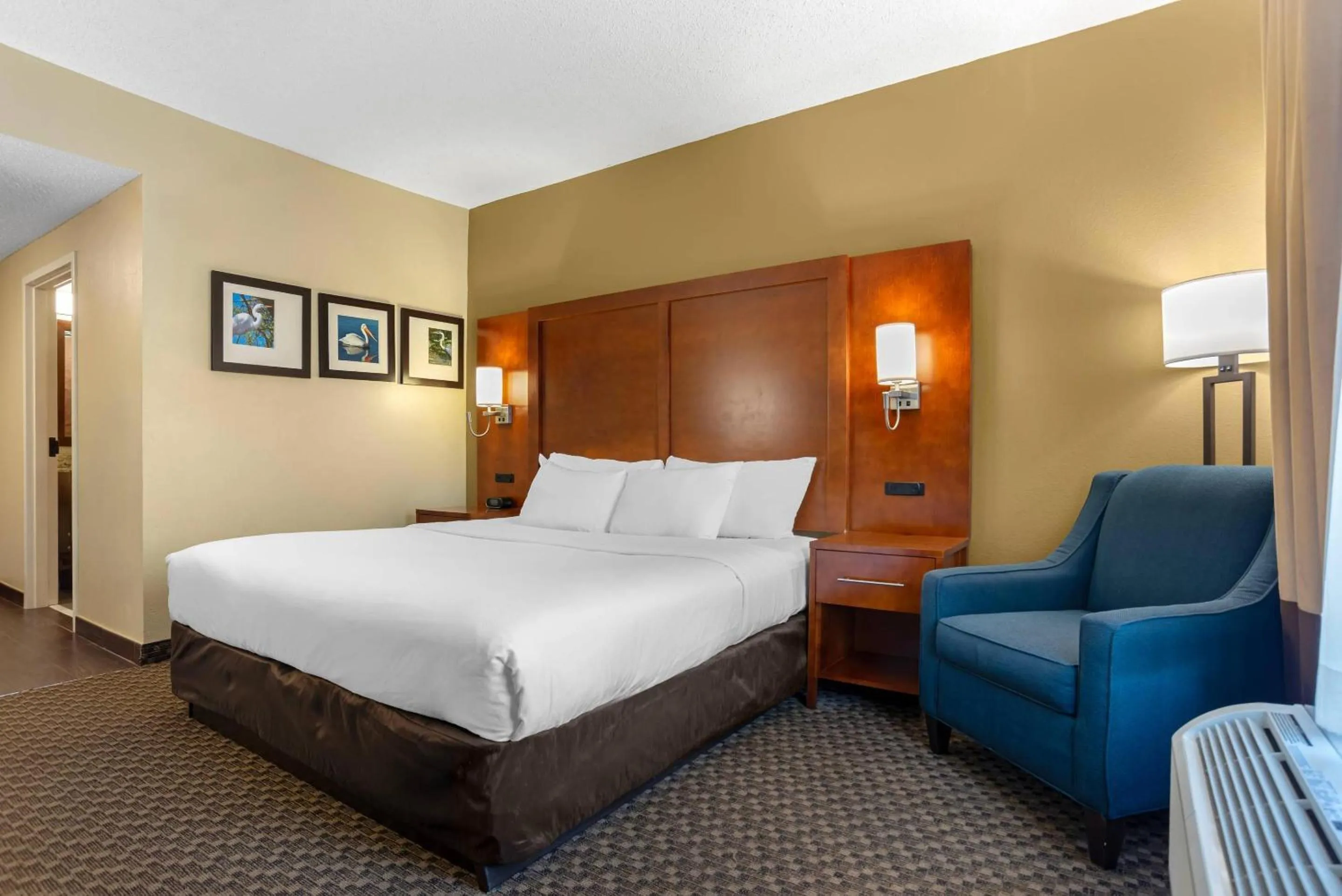 Bedroom, Bed in Comfort Suites Tallahassee Capitol - University Area