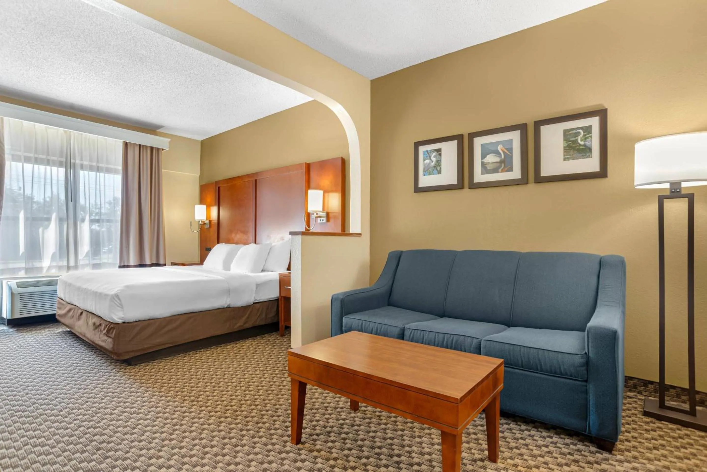 Bedroom, Bed in Comfort Suites Tallahassee Capitol - University Area