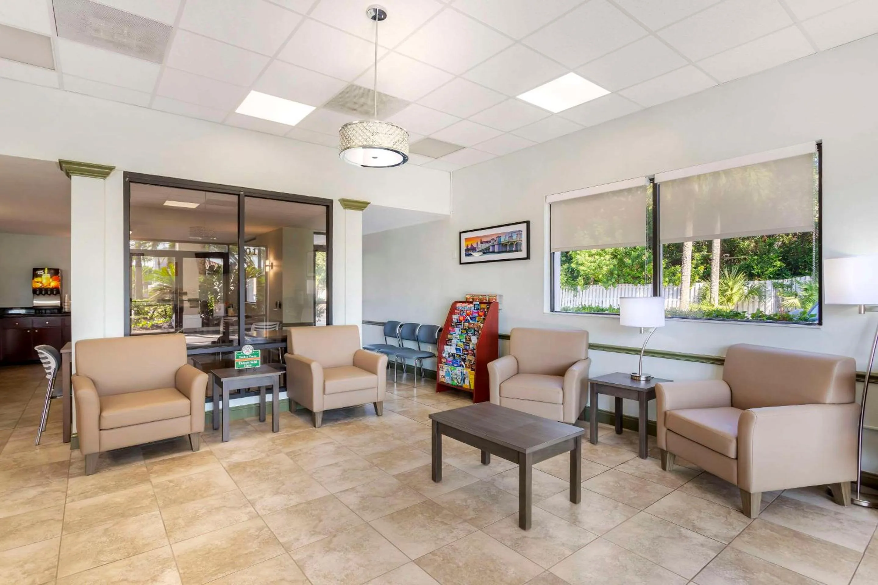 Lobby or reception in Quality Inn & Suites St Augustine Beach Area