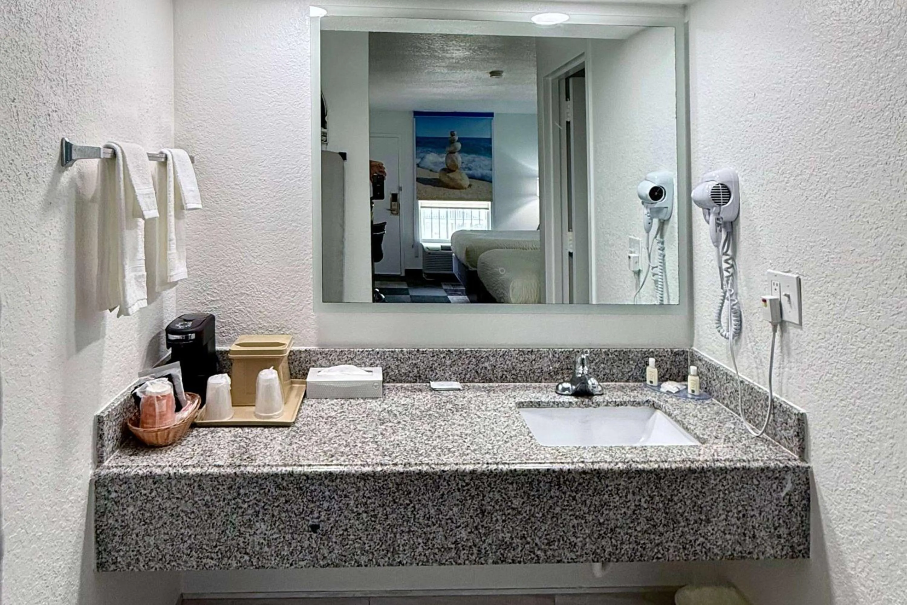 Bathroom in Days Inn by Wyndham Eglin AFB