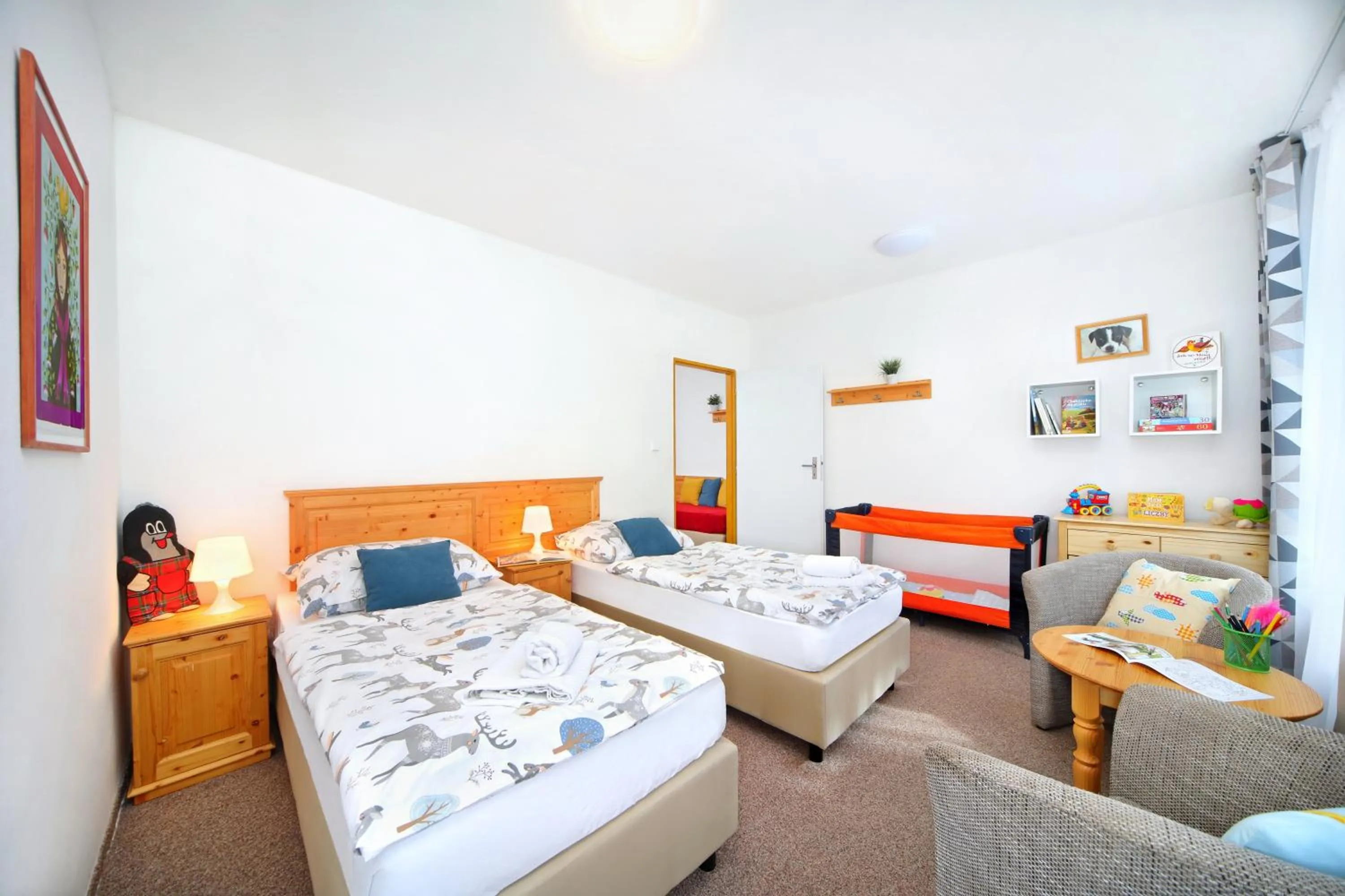 Bedroom, Bed in Hotel Lenka