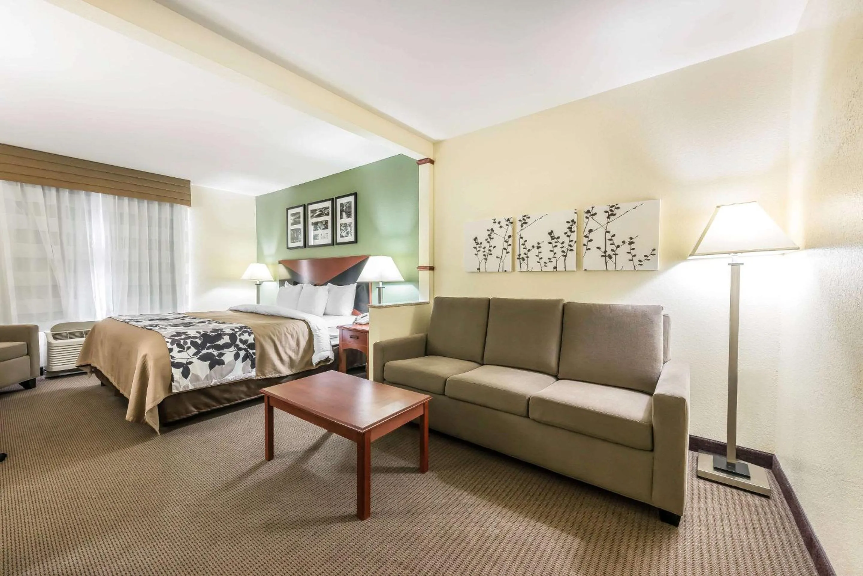 Bedroom in Sleep Inn & Suites University-Shands